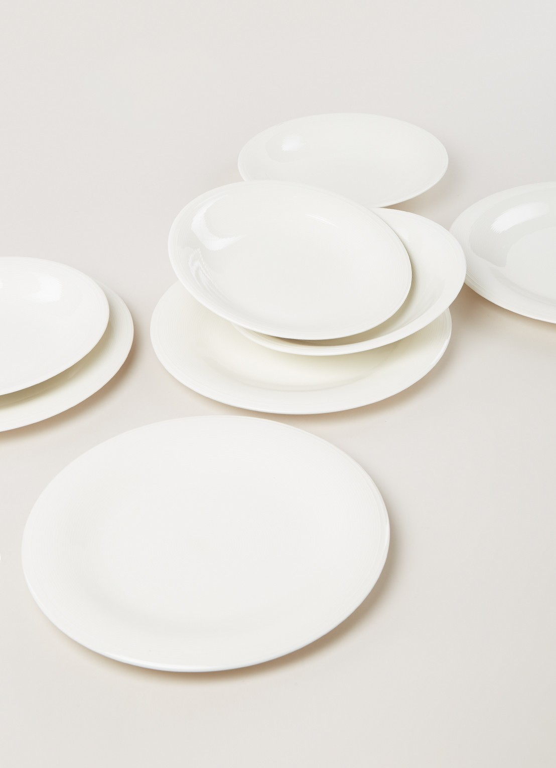 Villeroy & Boch Like Color Loop dinerbord 8-delig - detail 3 gebroken wit