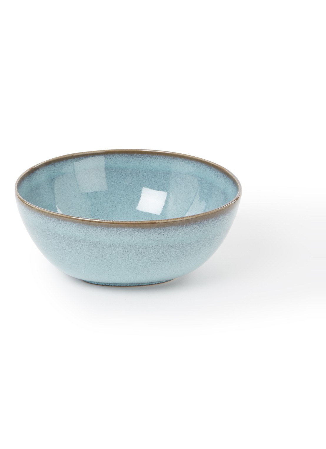 Villeroy & Boch Like Glacé serveerschaal 25,5 cm  - voorkant blauwgrijs