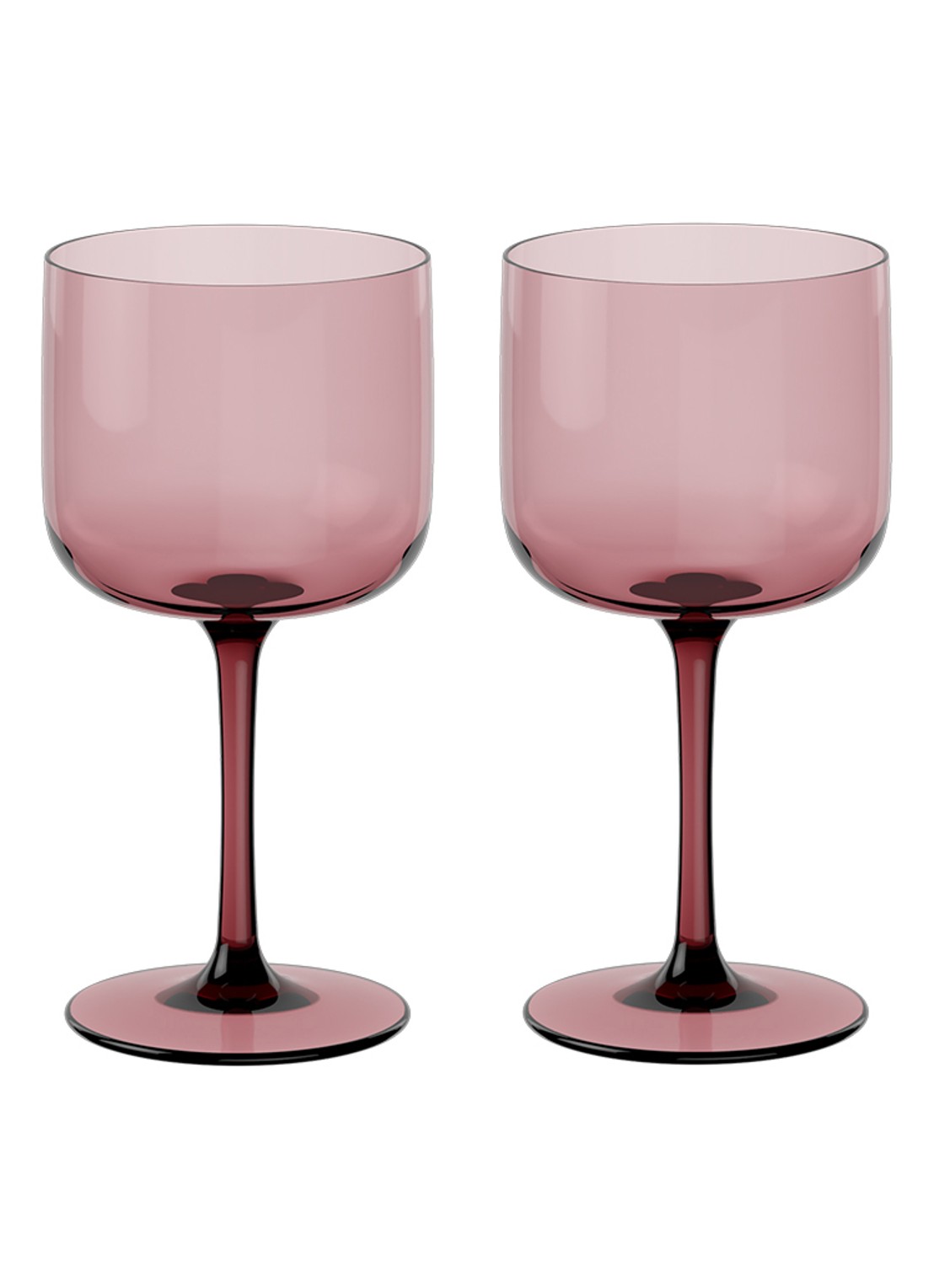 Villeroy & Boch Like Grape wijnglas 27 cl set van 2 - voorkant roze