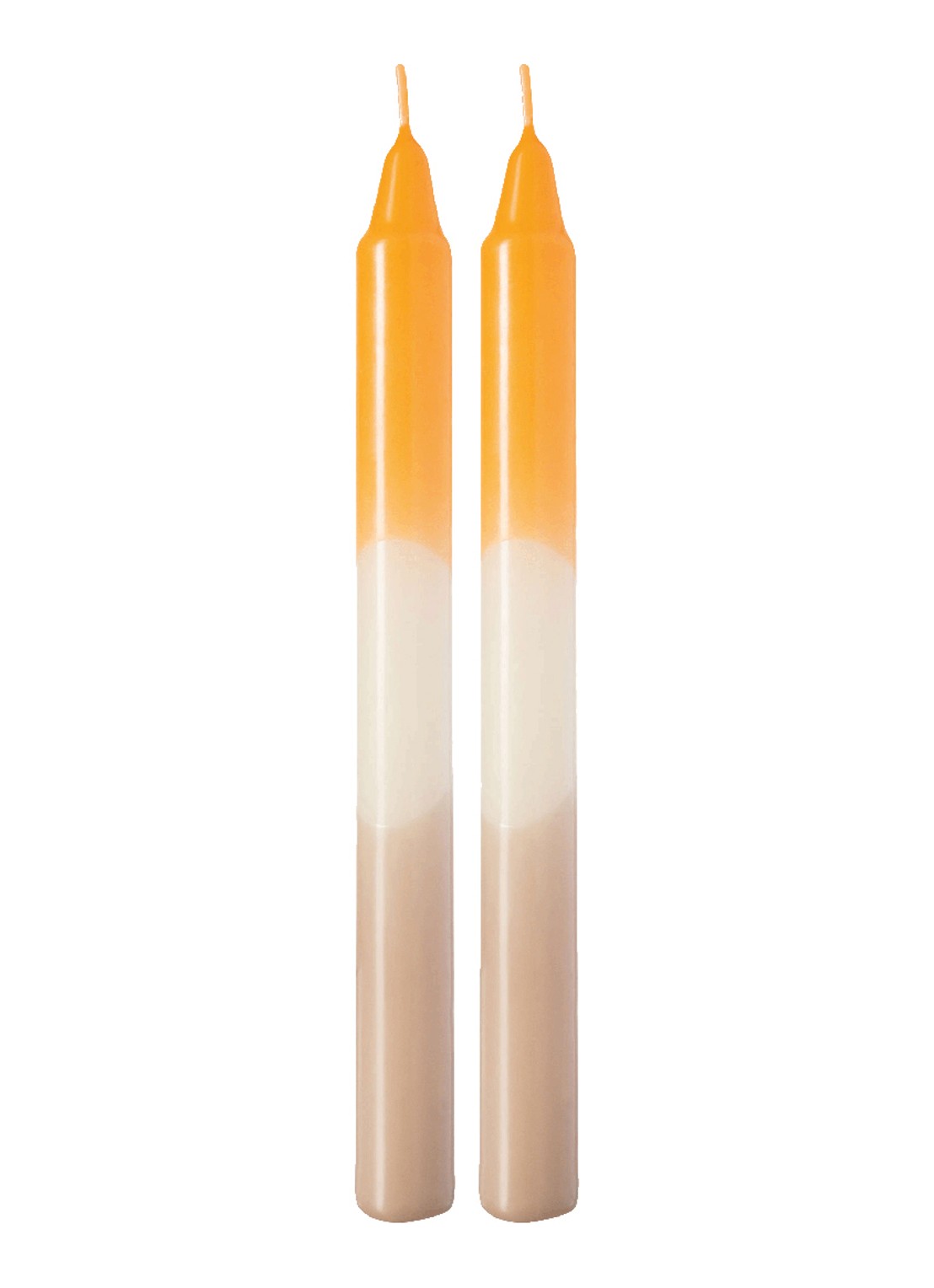 Villeroy & Boch Like Home kaars set van 2 - voorkant 2 oranje