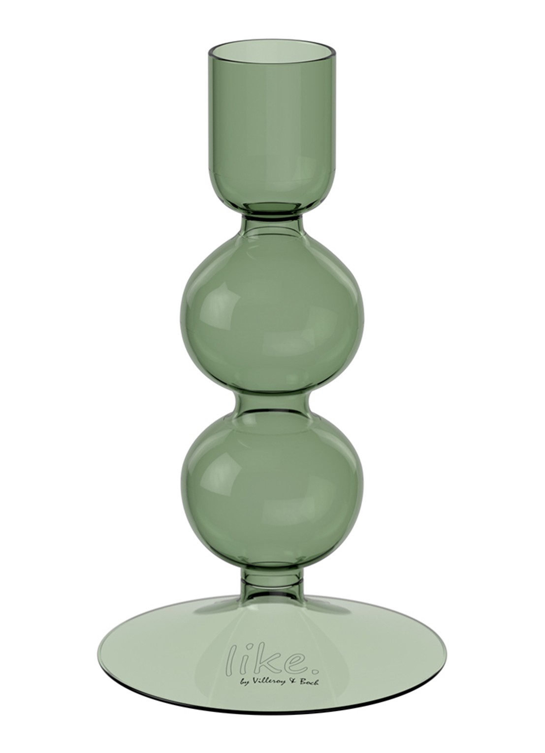 Villeroy & Boch Like Home kandelaar 13,5  - voorkant groen