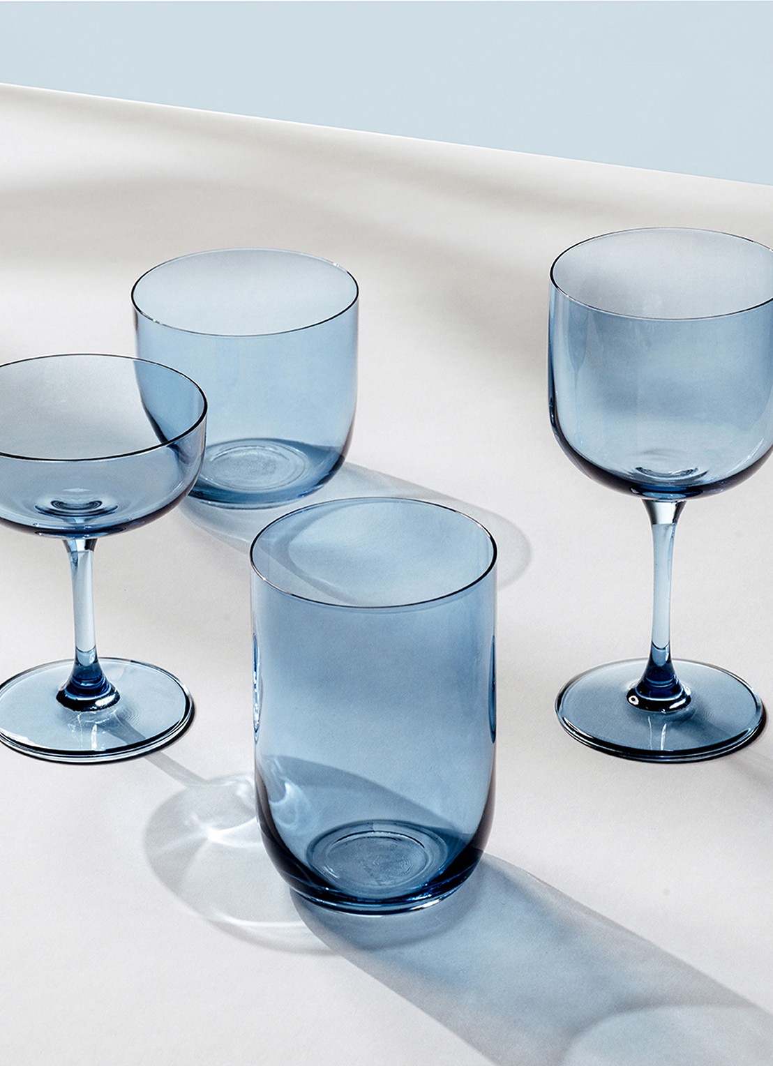 Villeroy & Boch Like Ice waterglas set van 2 - detail 4 blauw