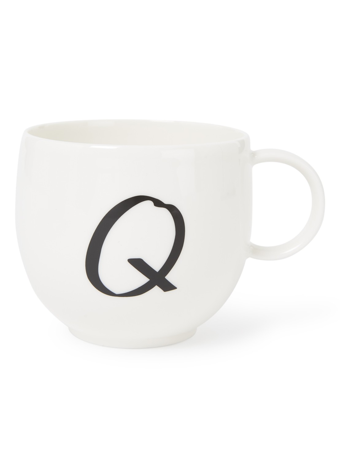 Villeroy & Boch Like Letters Q mok 38 cl - voorkant gebroken wit