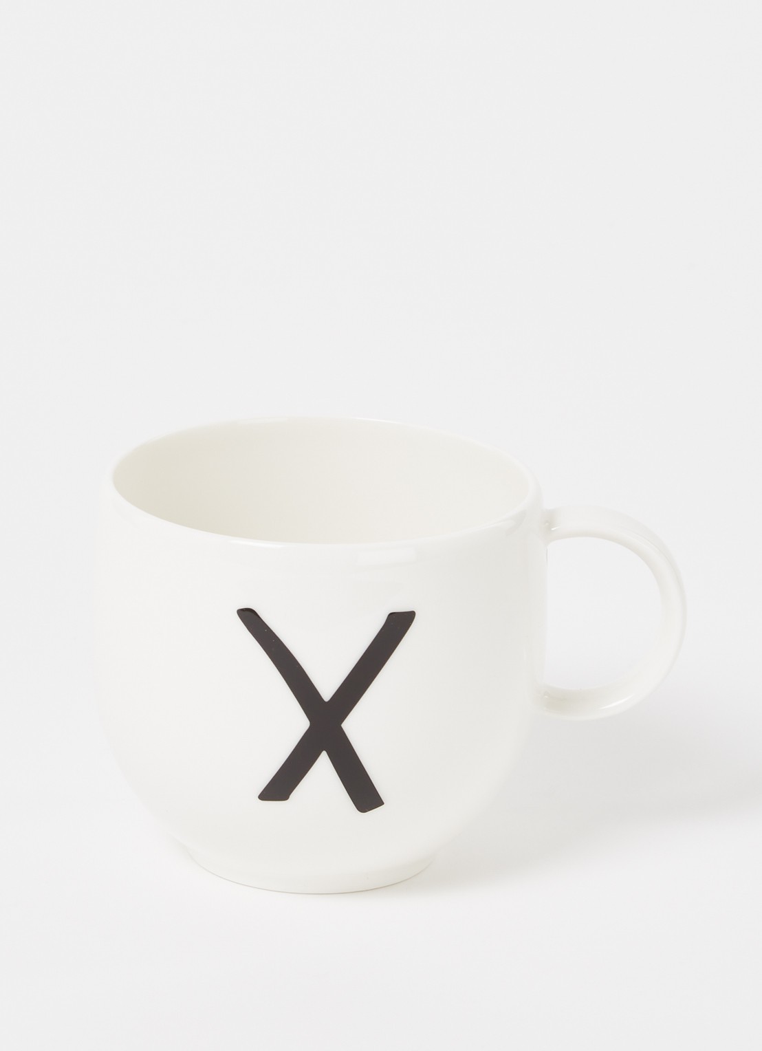 Villeroy & Boch Like Letters X mok 38 cl - voorkant 2 gebroken wit