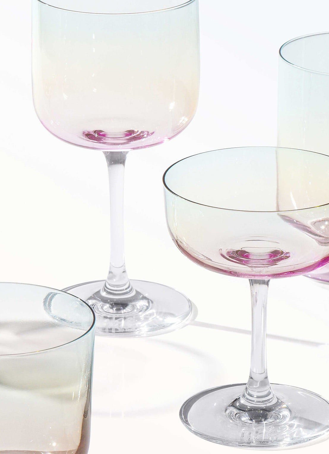 Villeroy & Boch Like Pearl longdrinkglas 30 cl set van 2 - detail multicolor