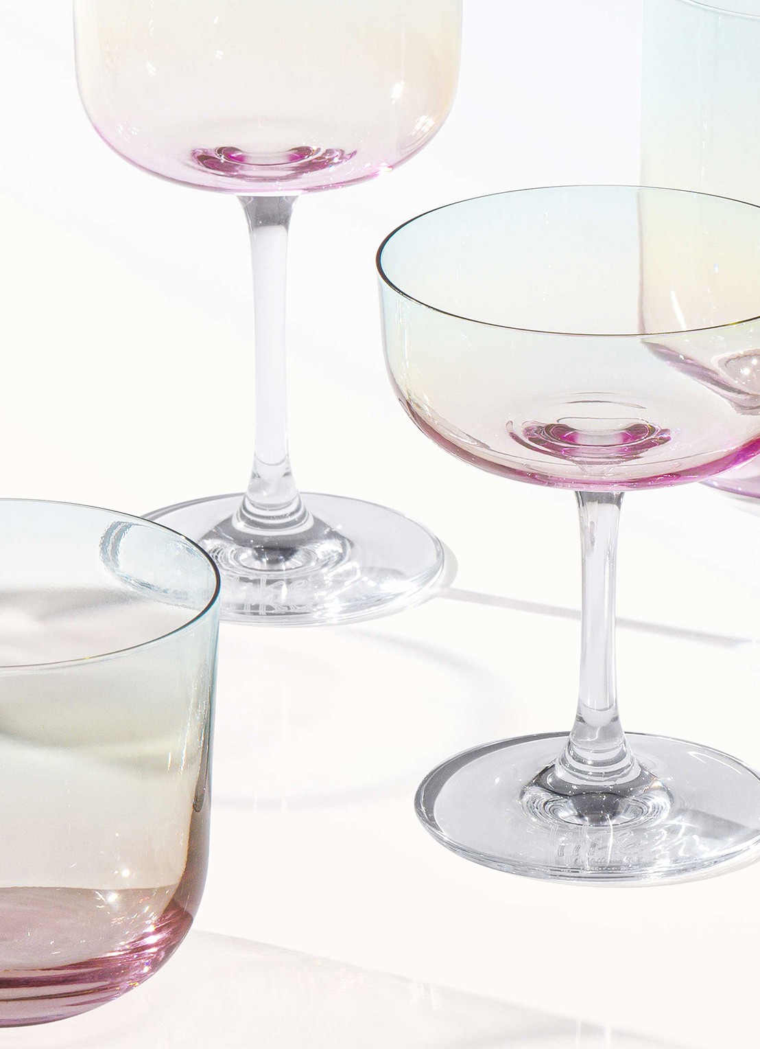 Villeroy & Boch Like Pearl waterglas 20 cl set van 2 - detail multicolor