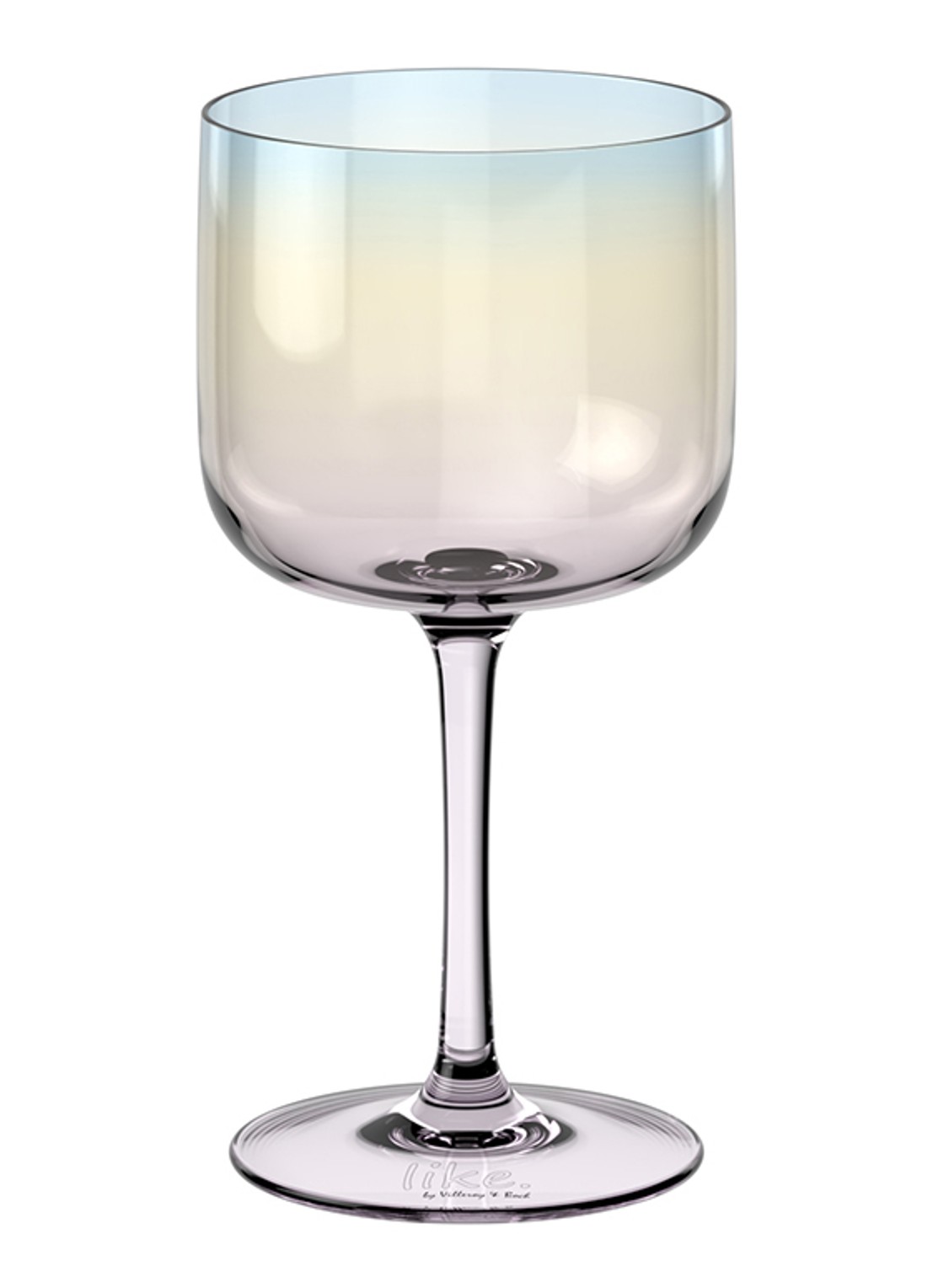 Villeroy & Boch Like Pearl wijnglas 20 cl set van 2 - voorkant multicolor