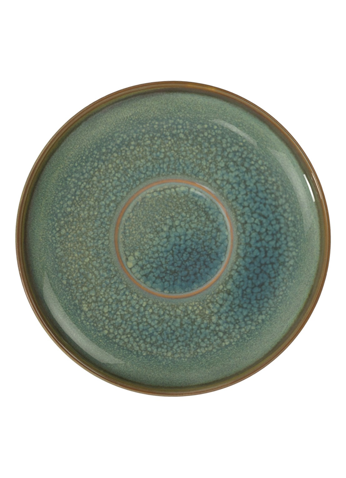 Villeroy & Boch Like schotel 15 cm - voorkant bronsgroen