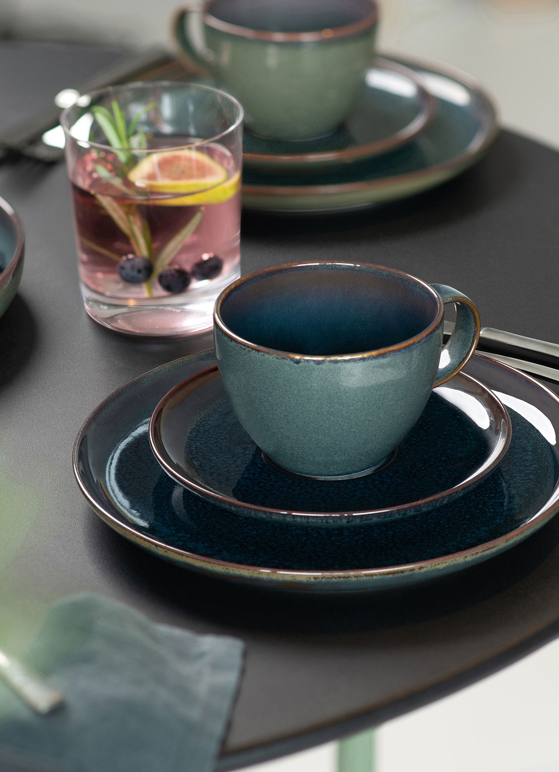Villeroy & Boch Like schotel 15 cm - achterkant donkerblauw