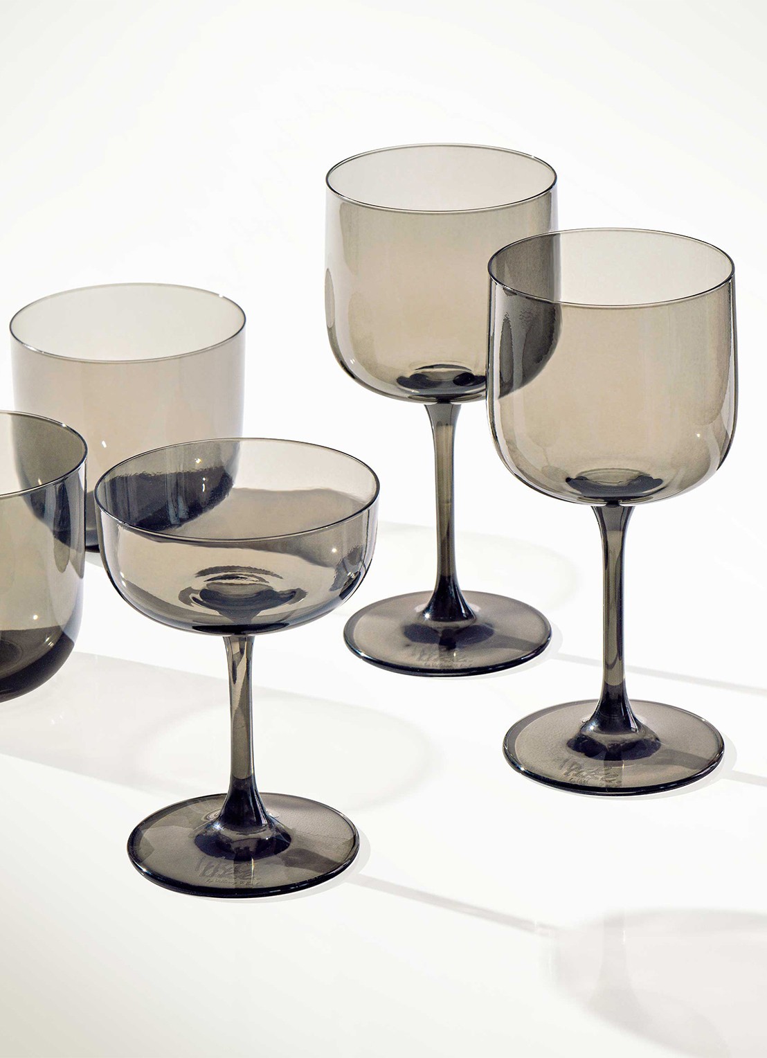 Villeroy & Boch Like Smoke longdrinkglas 30 cl - detail grijs