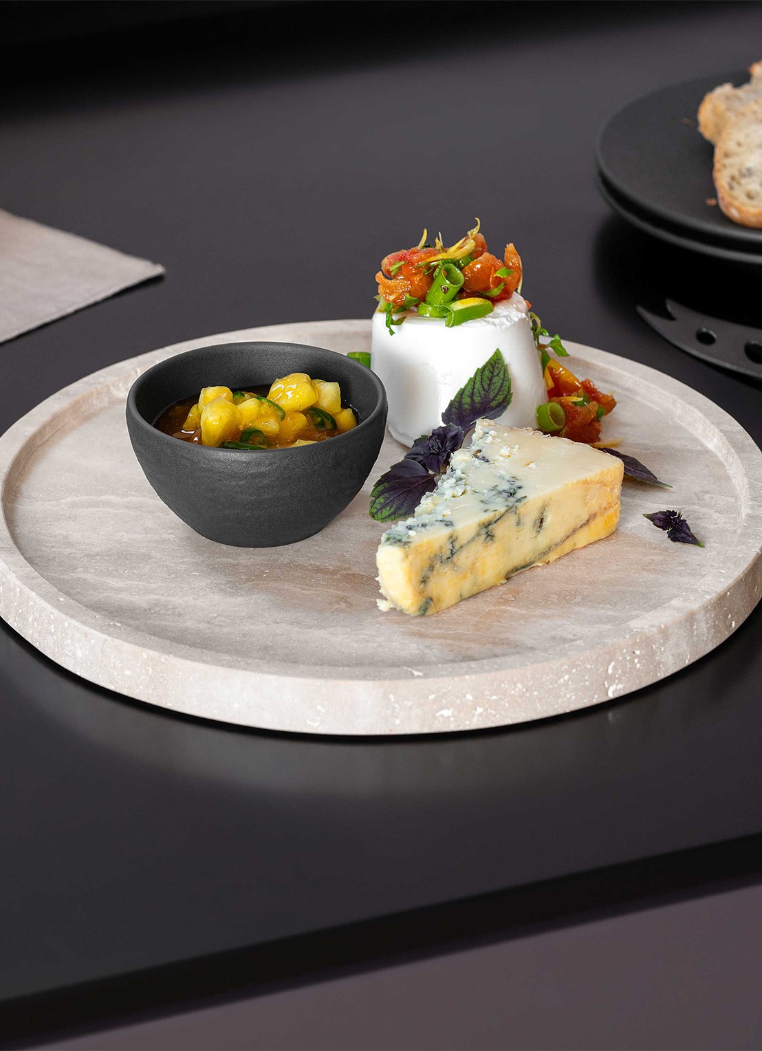 Villeroy & Boch Manufacture dinerbord 25 cm - voorkant 3 beige