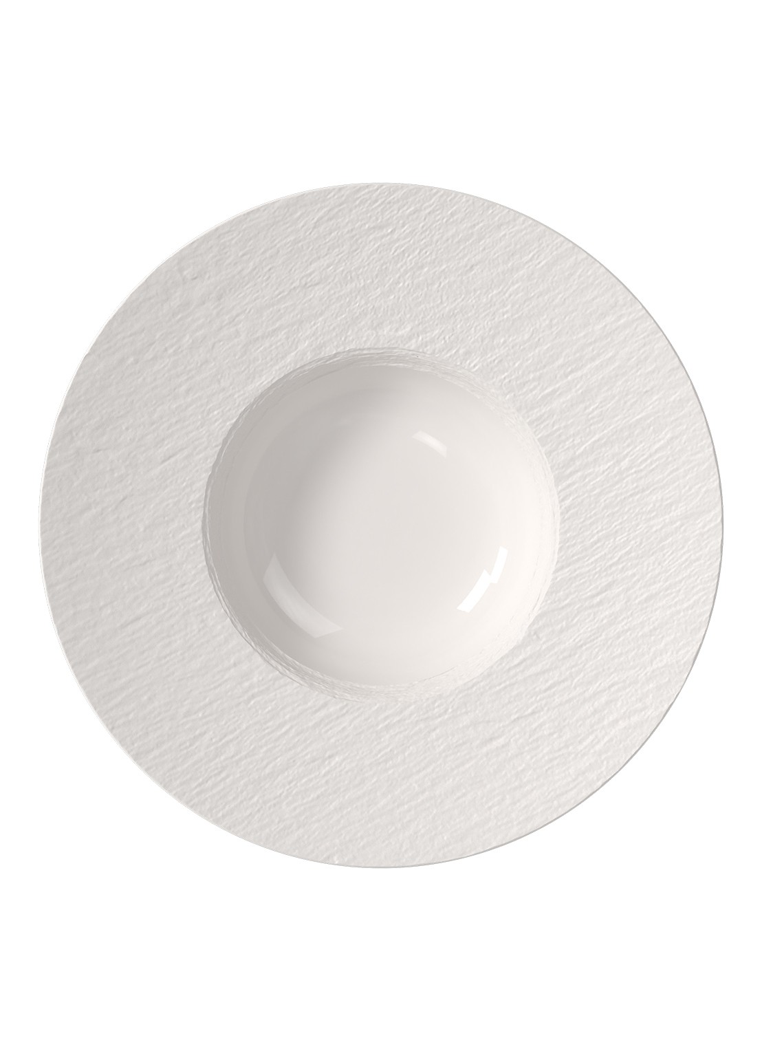 Villeroy & Boch Manufacture Ice pastabord 28 cm - voorkant wit