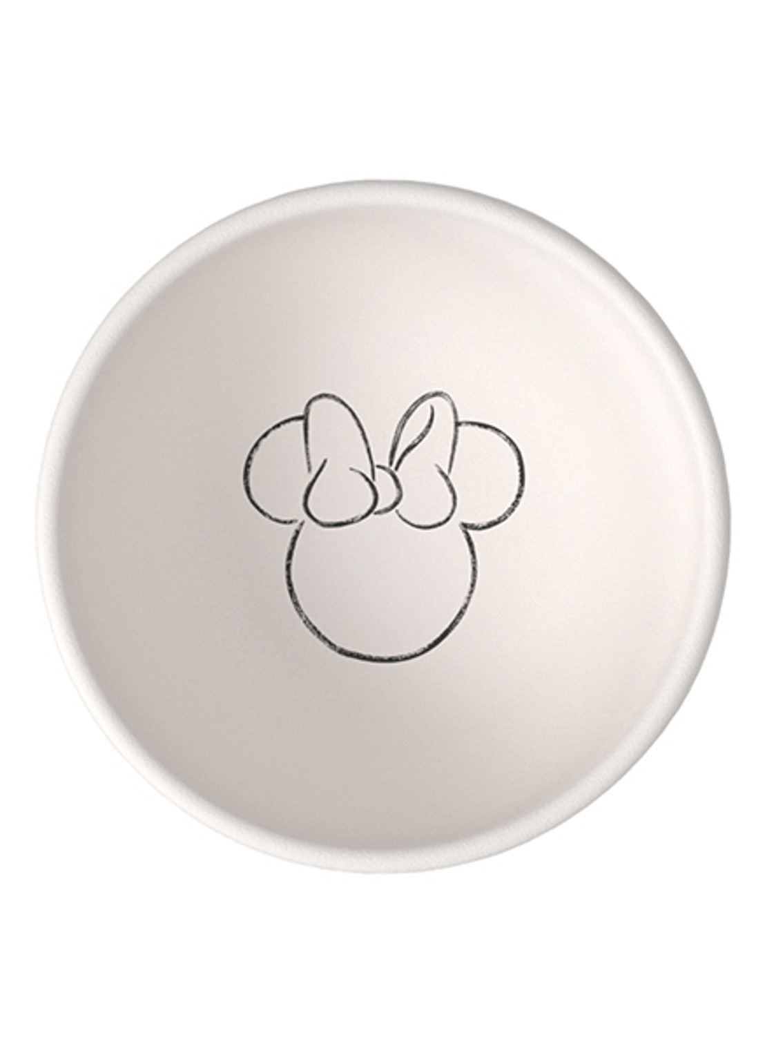 Villeroy & Boch Manufacture Rock blanc - Mickey Mouse dipschaal 8 cm - voorkant wit
