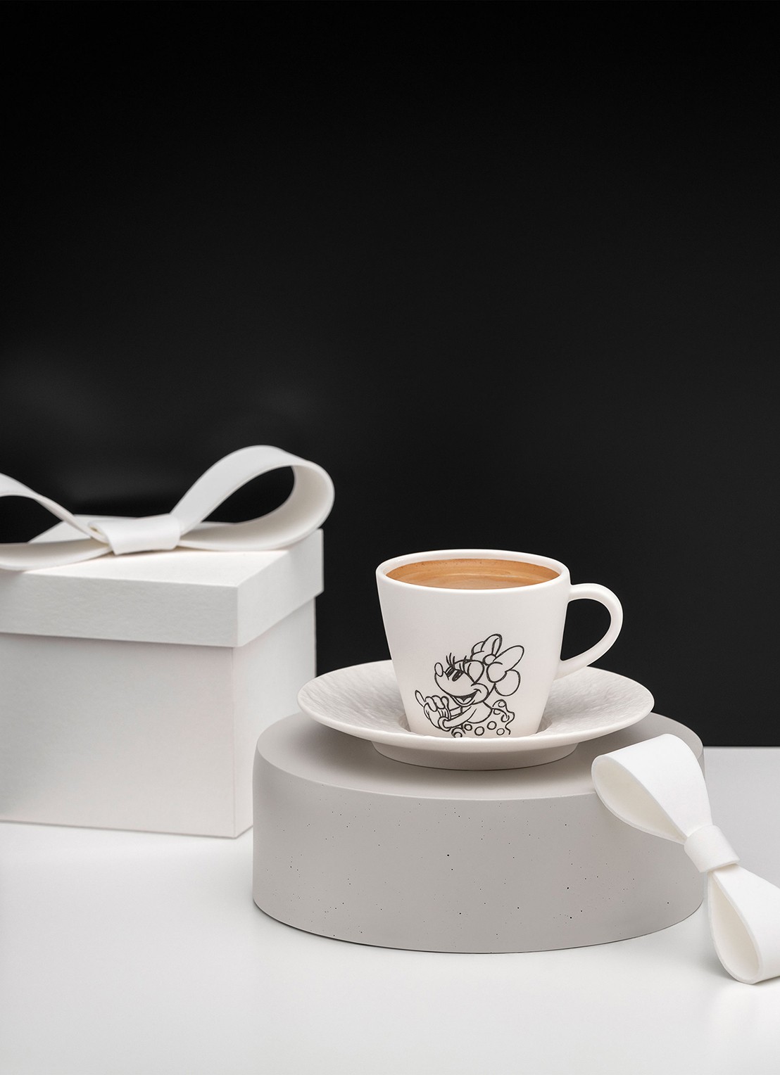 Villeroy & Boch Manufacture Rock blanc - Mickey Mouse schotel 15,5 - achterkant 5 wit