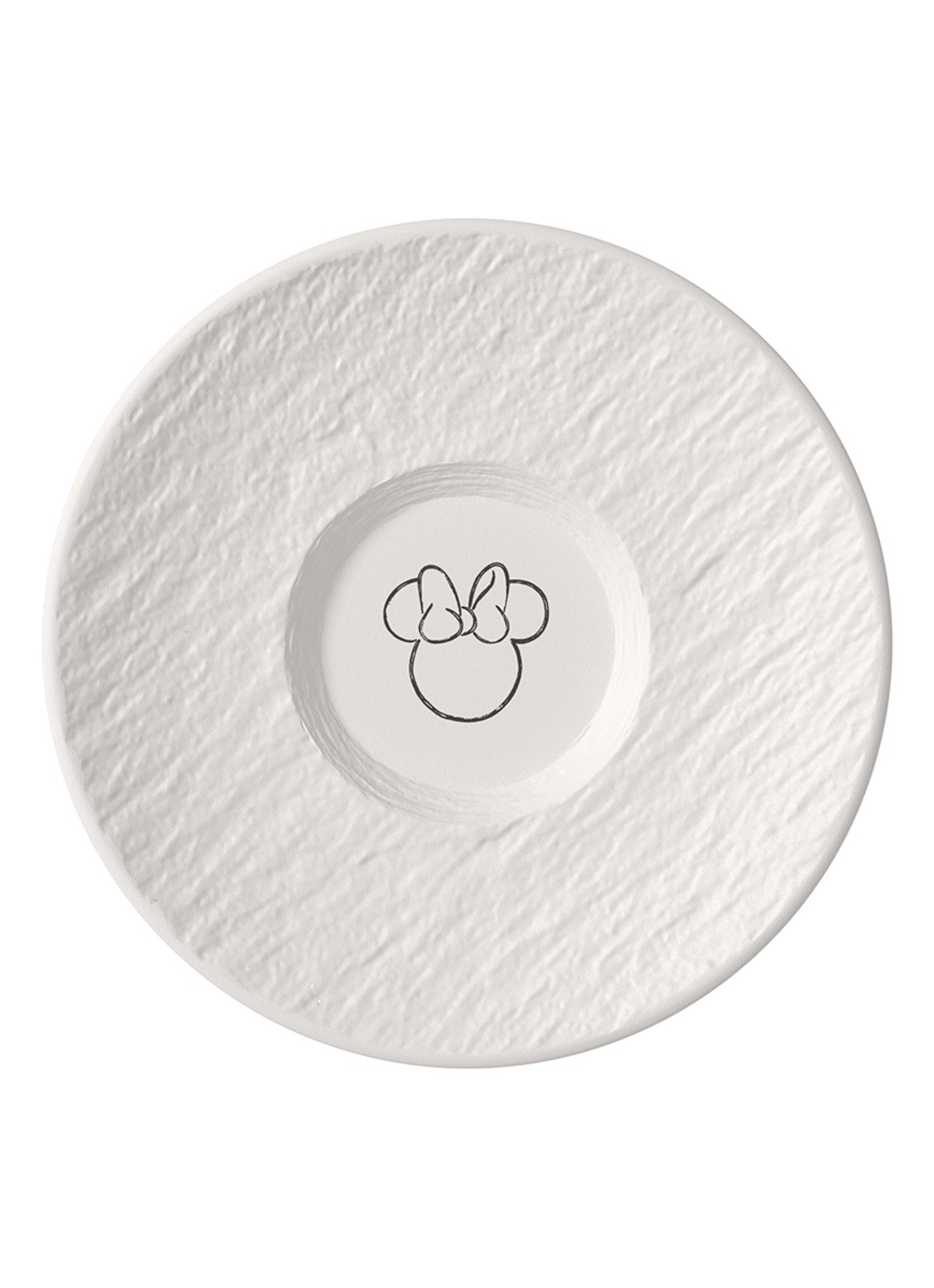 Villeroy & Boch Manufacture Rock blanc - Mickey Mouse schotel 15,5 - voorkant 3 wit