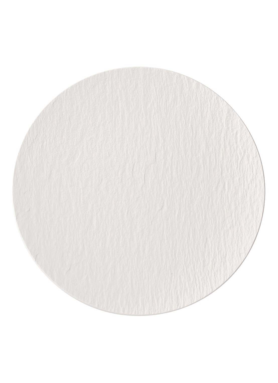 Villeroy & Boch Manufacture Rock Blanc pizzabord 32 cm - voorkant 2 gebroken wit