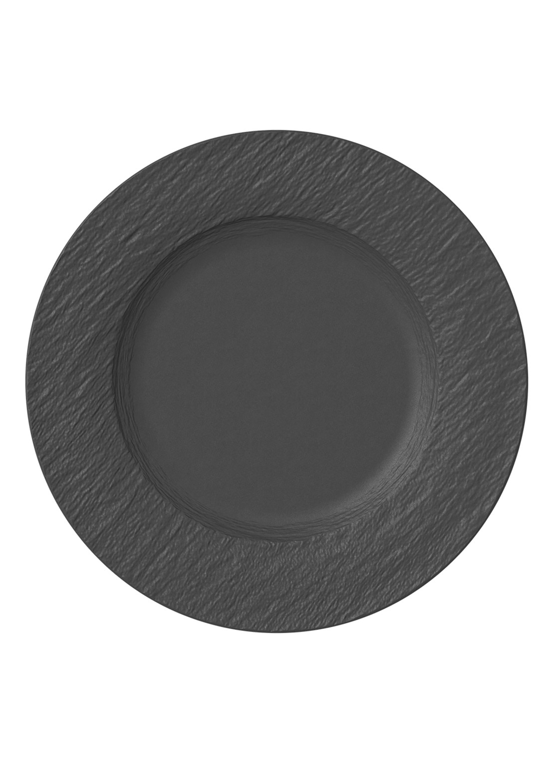 Villeroy & Boch Manufacture Rock dinerbord 27 cm - voorkant 2 donkergrijs