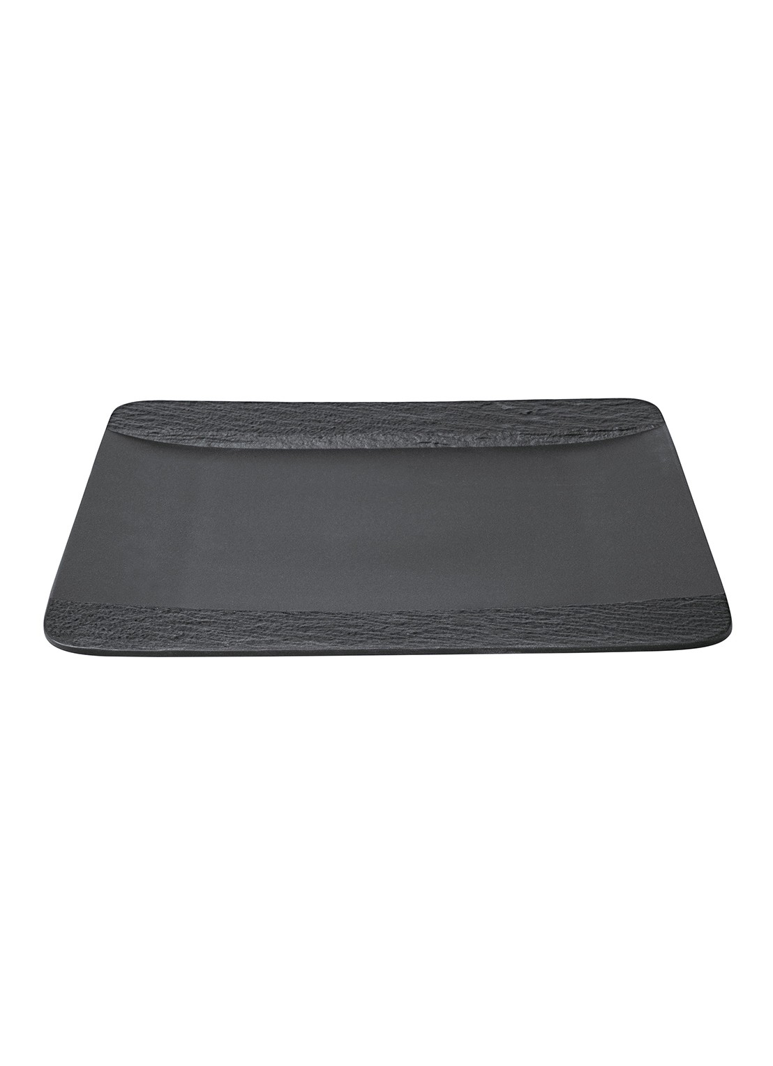 Villeroy & Boch Manufacture Rock dinerbord 28 cm  - voorkant 2 antraciet