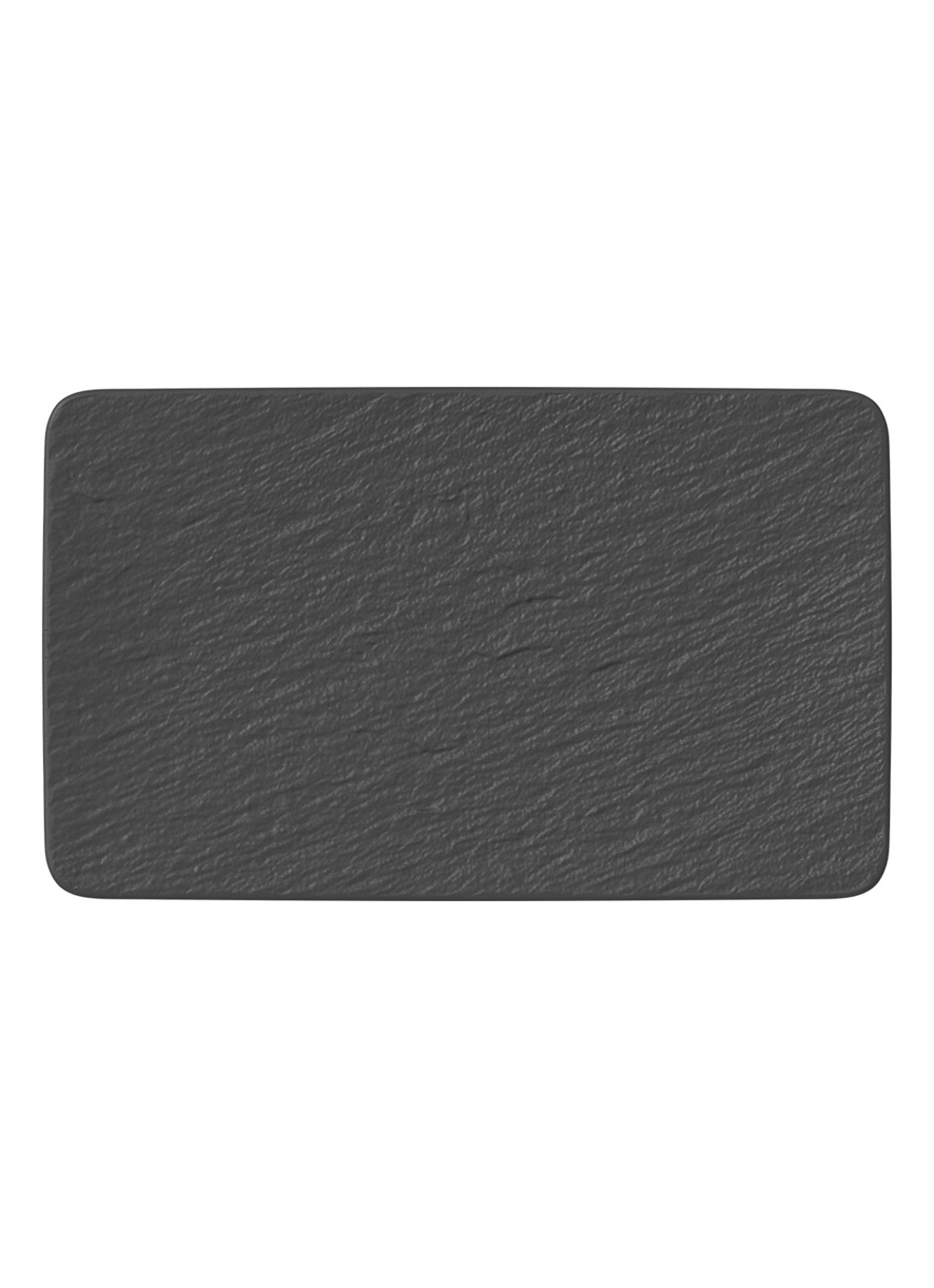Villeroy & Boch Manufacture Rock dinerbord 28 cm - voorkant 2 antraciet