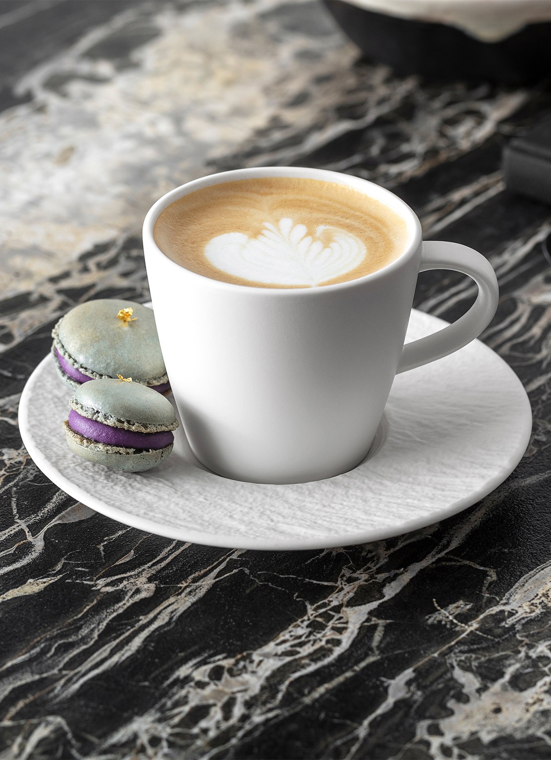 Villeroy & Boch Manufacture Rock espressokopje 10 cl - detail 4 gebroken wit