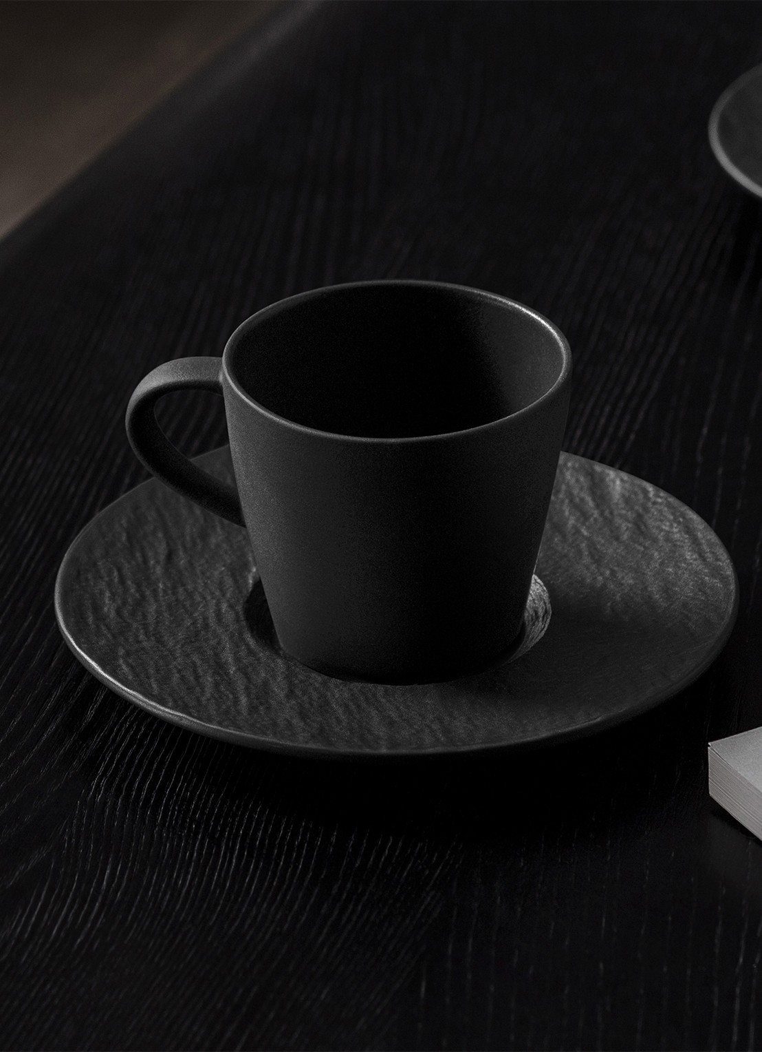 Villeroy & Boch Manufacture Rock kopje 22 cl - voorkant 3 zwart