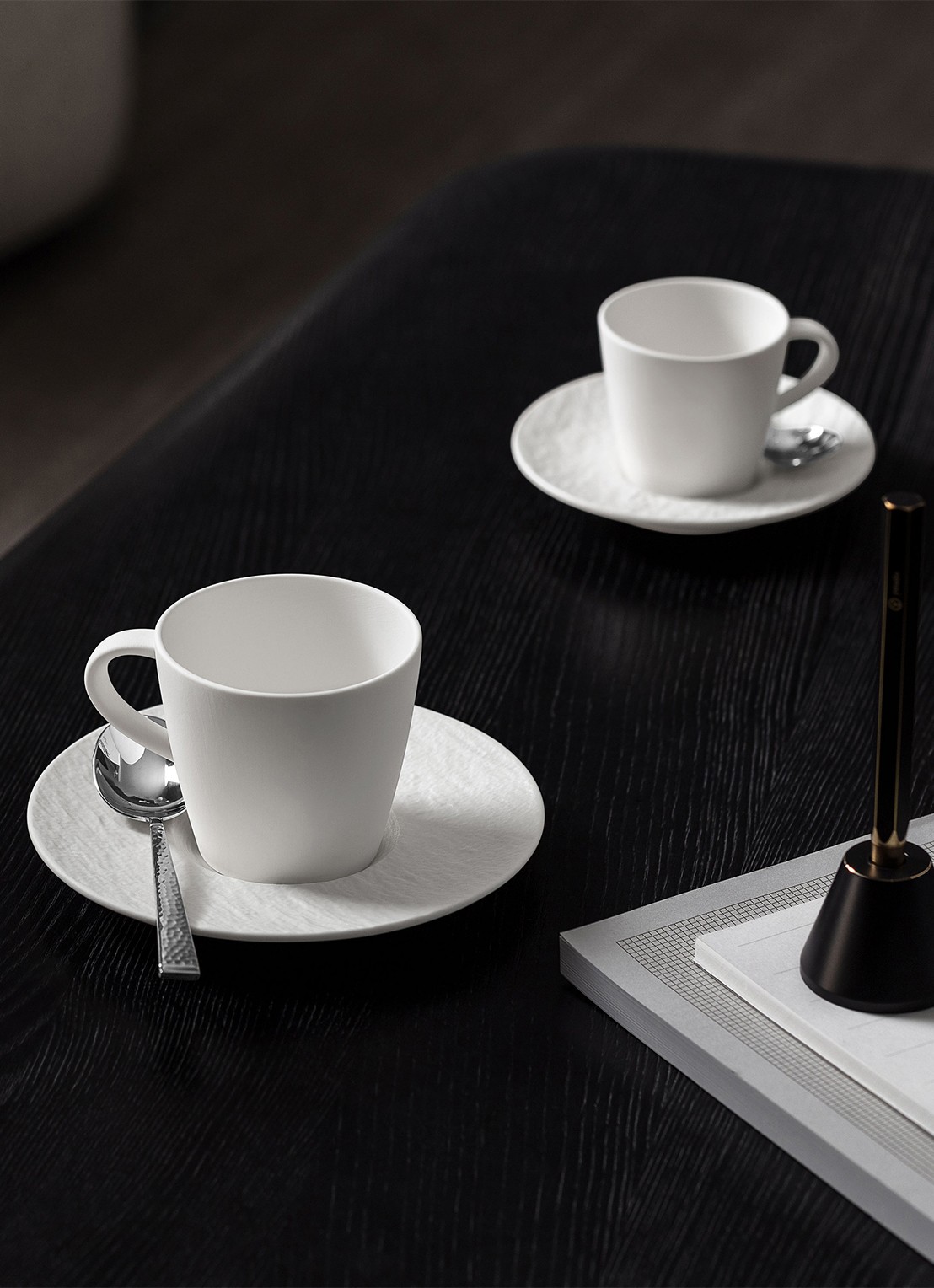 Villeroy & Boch Manufacture Rock kopje 22 cl - achterkant gebroken wit