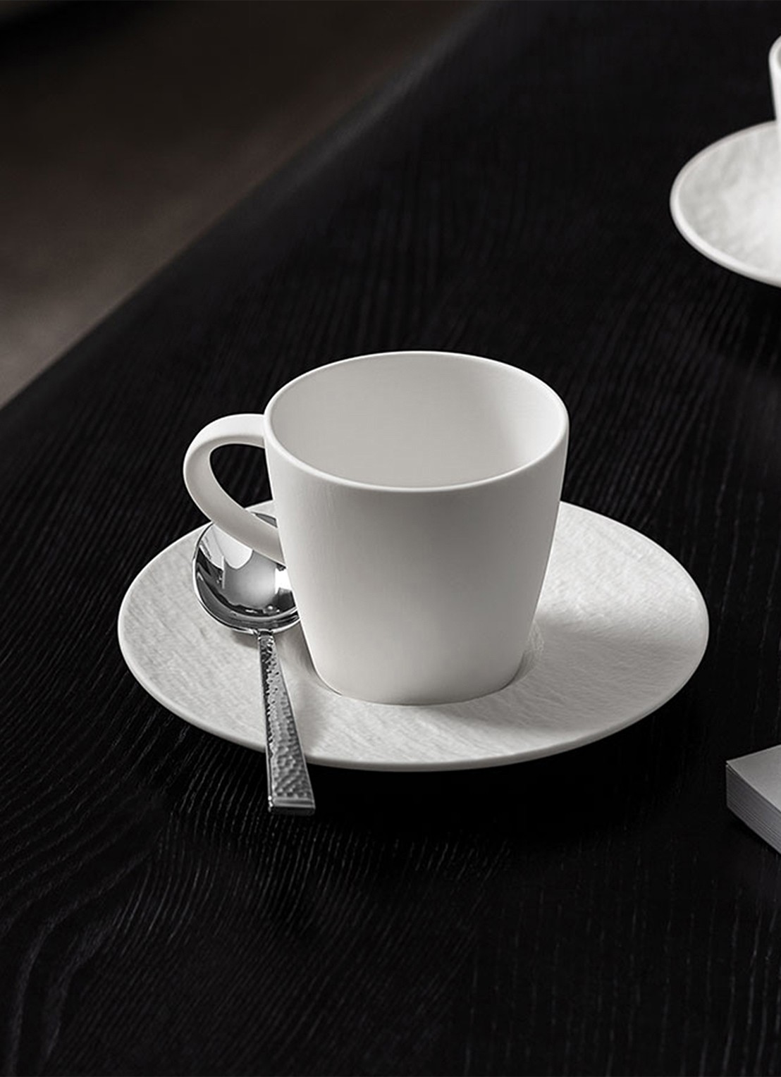 Villeroy & Boch Manufacture Rock kopje 22 cl - voorkant 3 gebroken wit