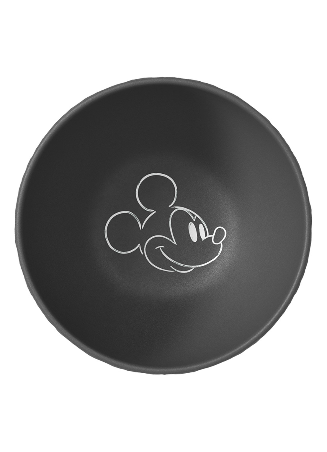 Villeroy & Boch Manufacture Rock - Mickey Mouse kom 14 cm - voorkant 2 zwart