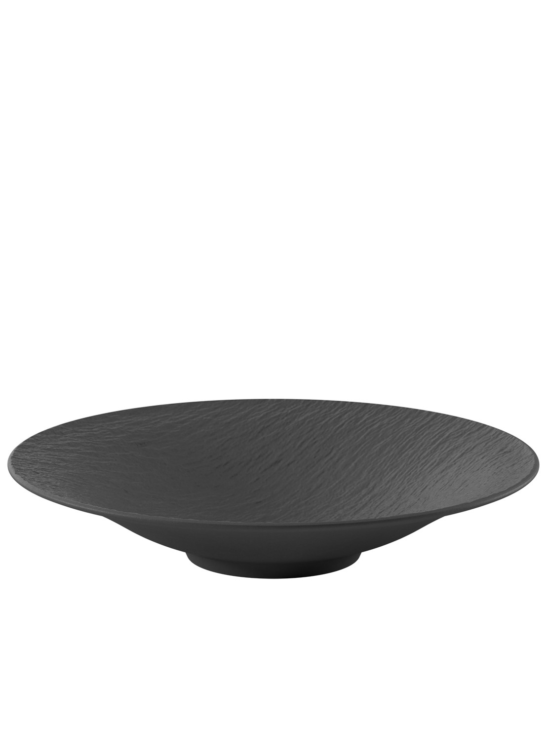 Villeroy & Boch Manufacture Rock schaal 29 cm  - voorkant donkergrijs