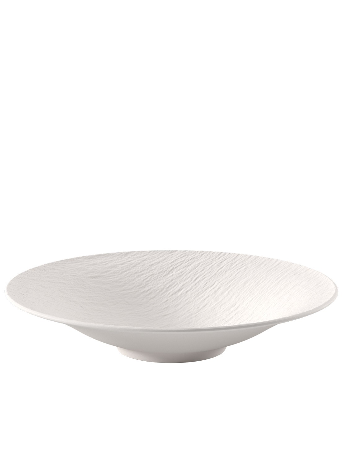 Villeroy & Boch Manufacture Rock schaal 29 cm - voorkant 2 gebroken wit