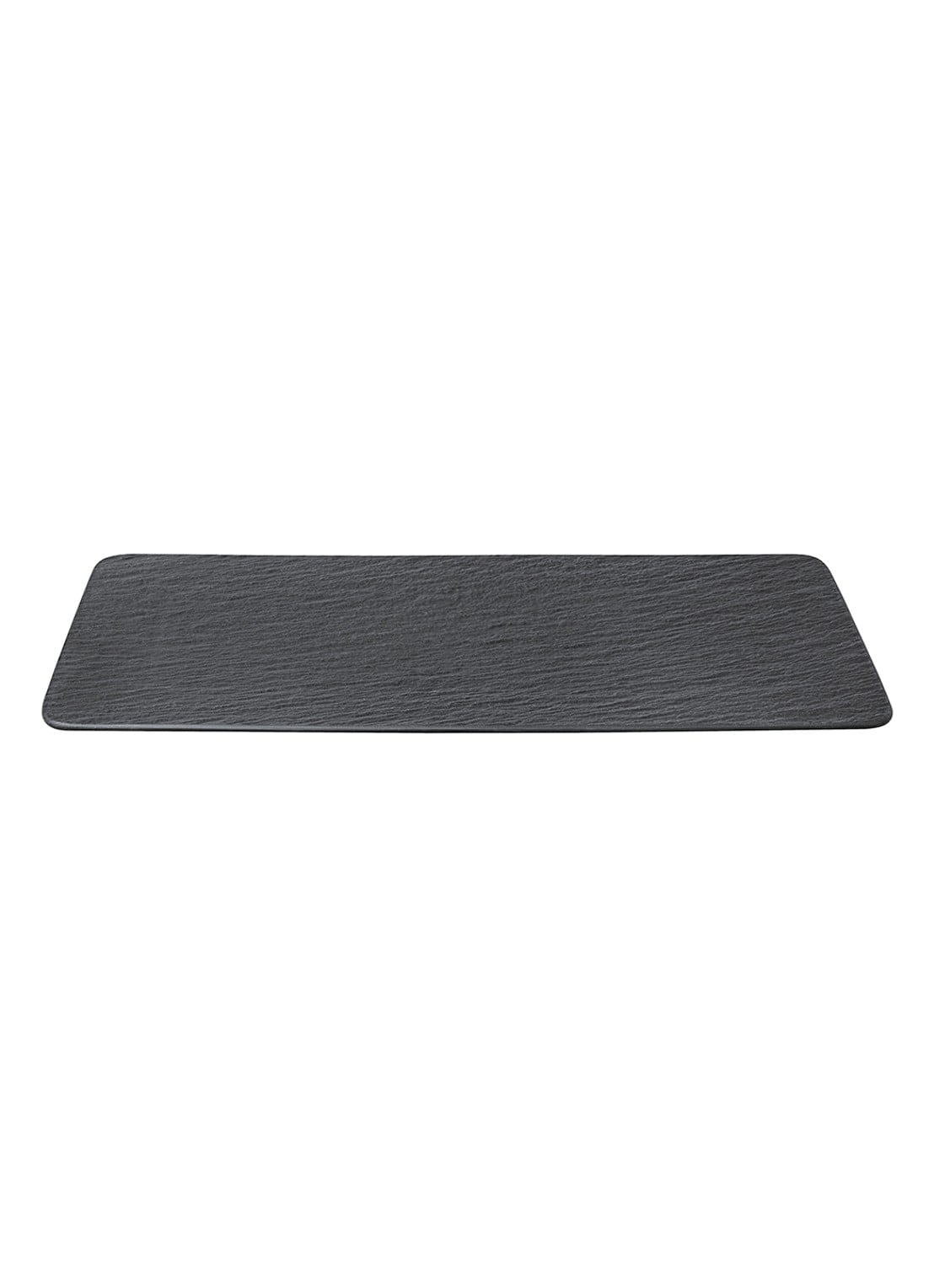 Villeroy & Boch Manufacture Rock serveerplank van porselein 35 x 18 cm - voorkant 3 antraciet