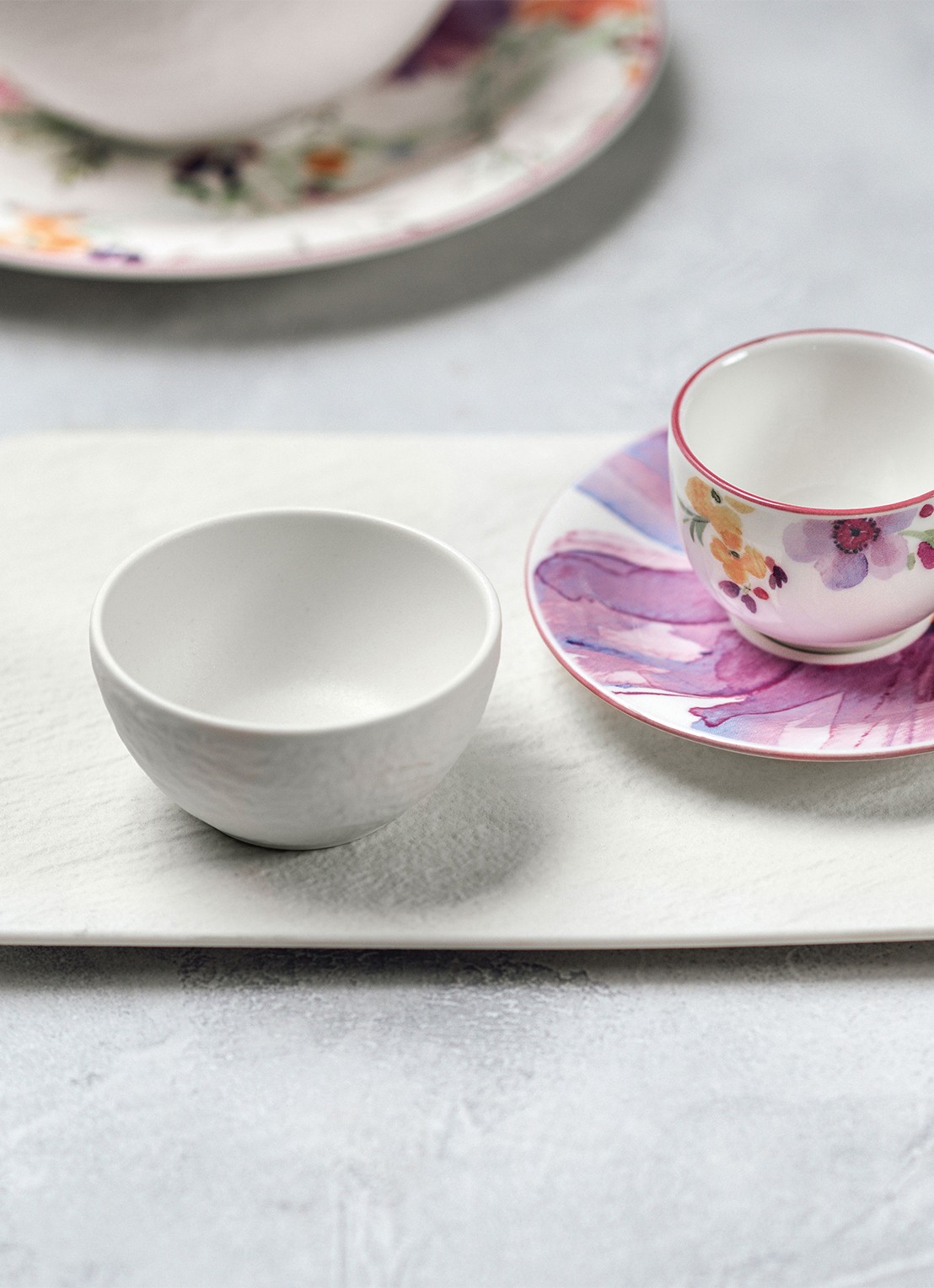 Villeroy & Boch Manufacture Rock serveerschaal 27,5 x 16,5 cm  - achterkant gebroken wit