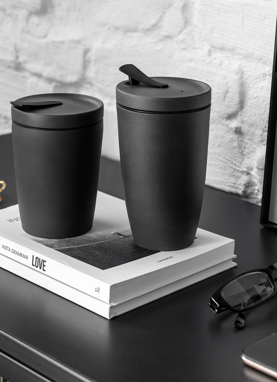 Villeroy & Boch Manufacture Rock To Go koffiebeker 29 cl - detail 3 donkergrijs