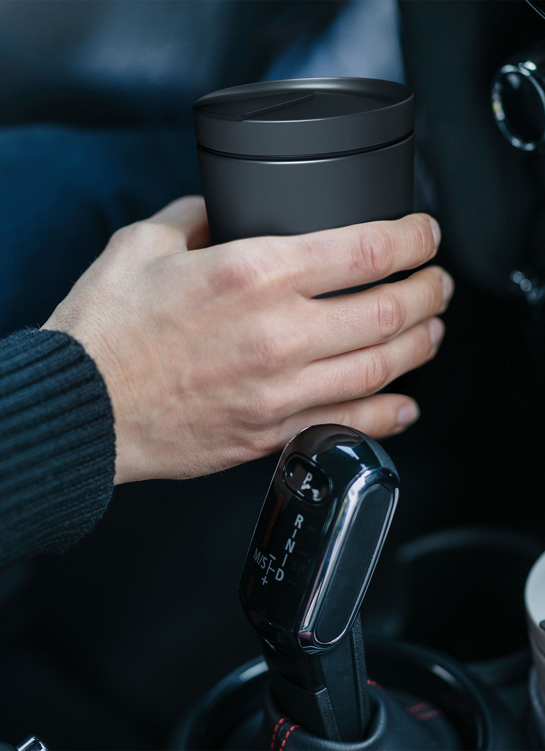 Villeroy & Boch Manufacture Rock To Go koffiebeker 35 cl - detail 4 donkergrijs