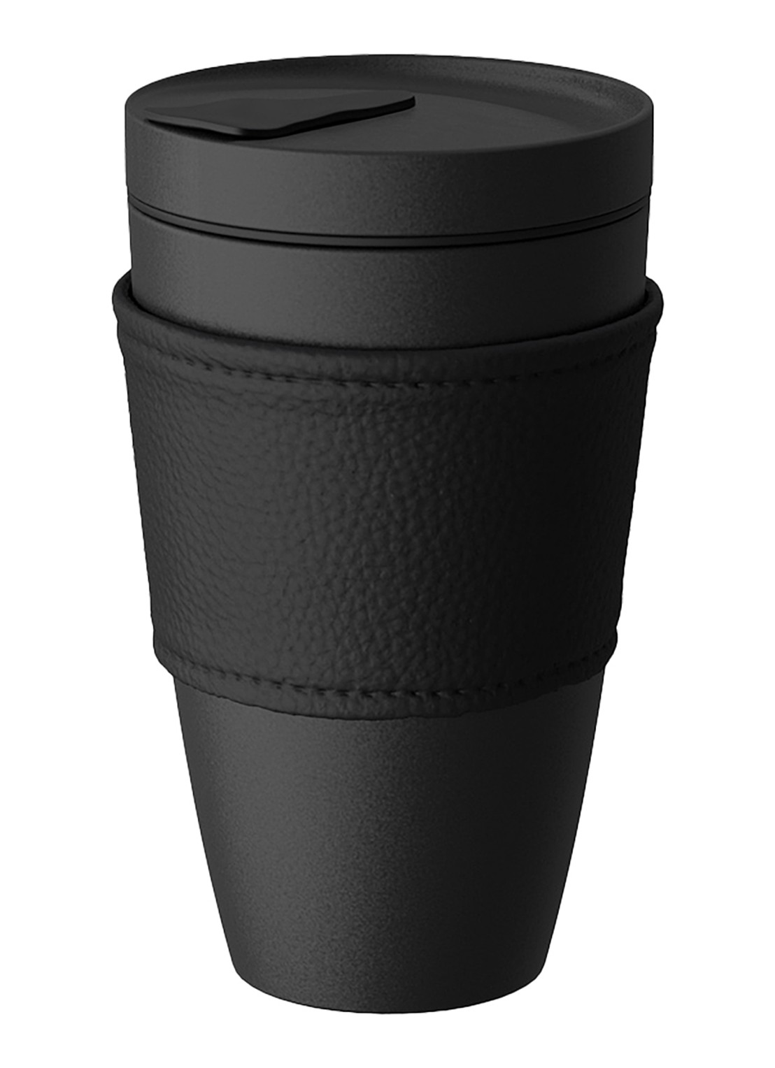 Villeroy & Boch Manufacture Rock To Go koffiebeker 35 cl - voorkant 2 donkergrijs