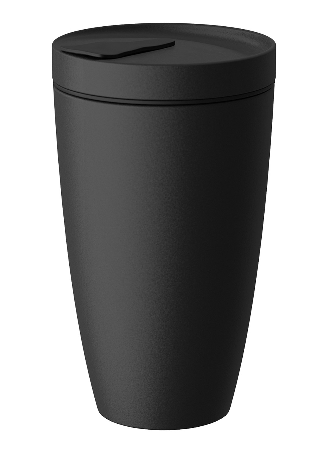 Villeroy & Boch Manufacture Rock To Go koffiebeker 35 cl - voorkant 3 donkergrijs