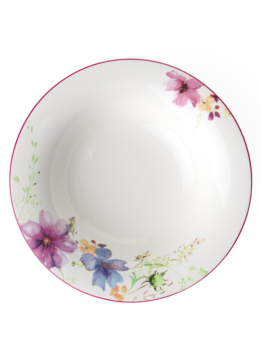 Villeroy & Boch Mariefleur diep bord 23 cm - voorkant 5 gebroken wit