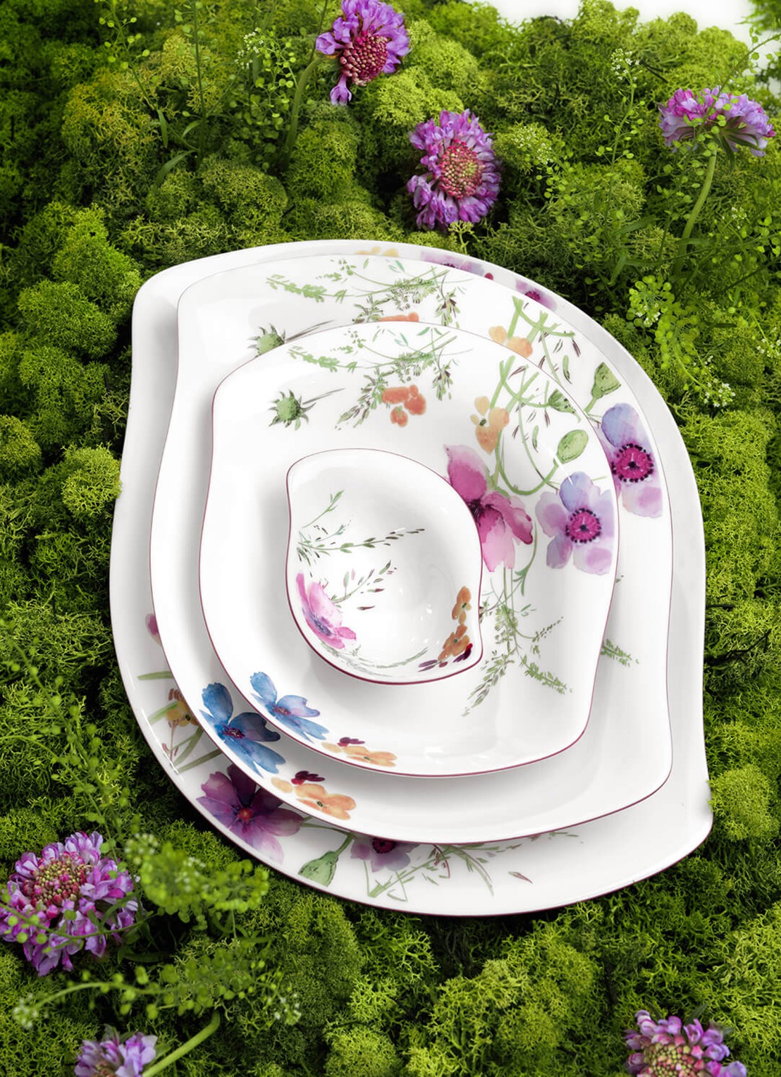 Villeroy & Boch Mariefleur dipschaal 12 cm - achterkant 3 gebroken wit