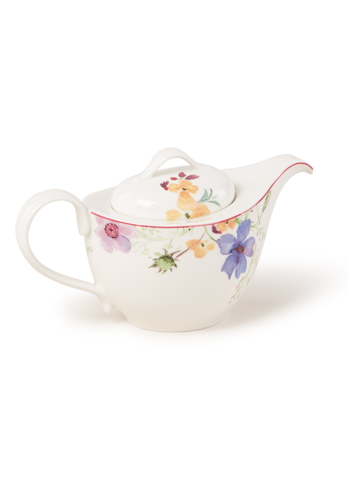 Villeroy & Boch Mariefleur tweepersoons theepot 62 cl - voorkant gebroken wit