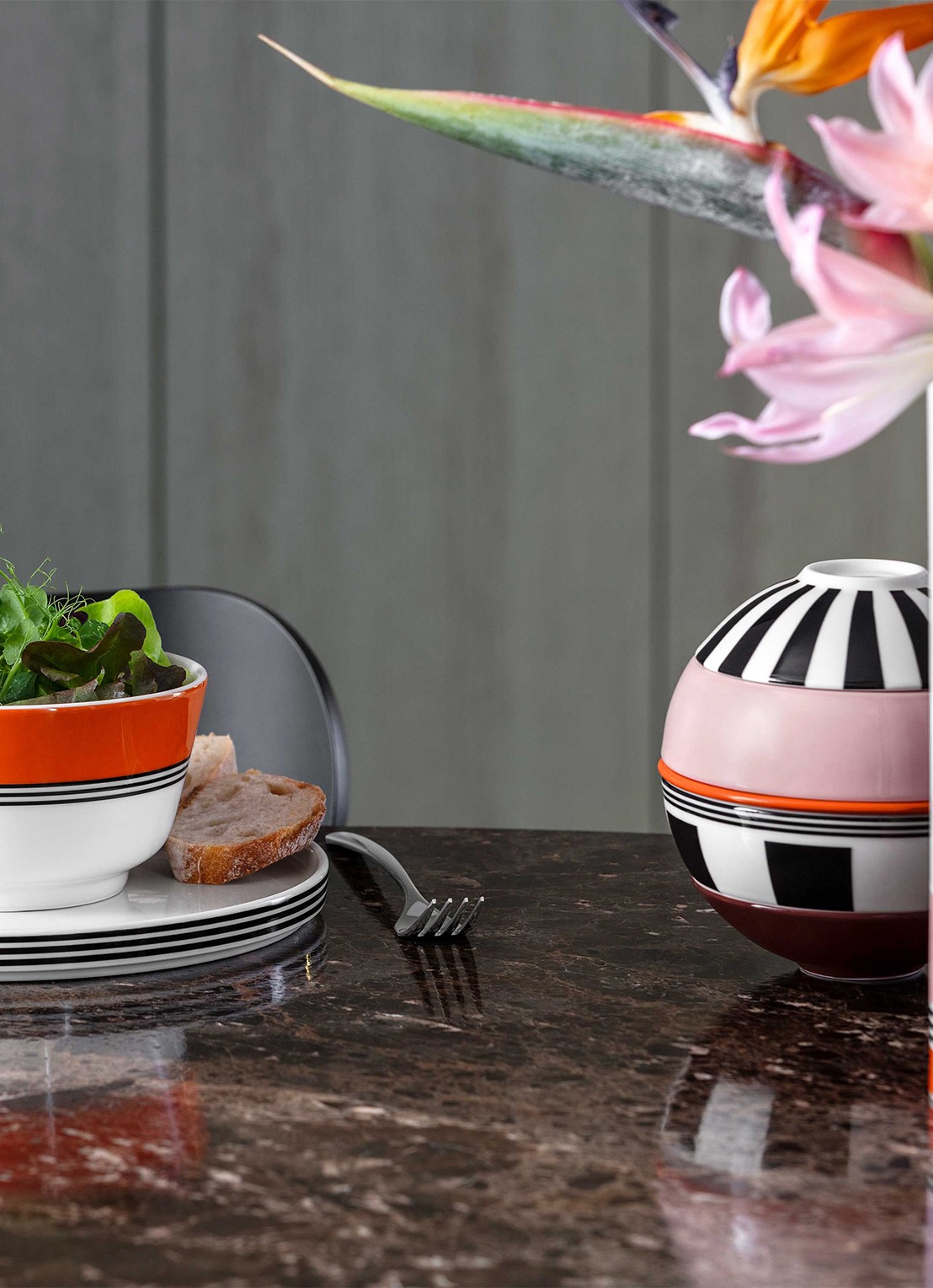 Villeroy & Boch Memphis dinerbord 24 cm - detail gebroken wit