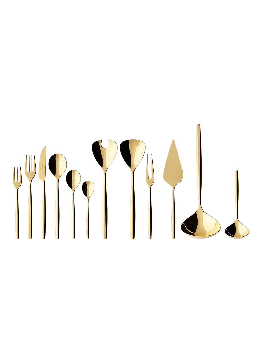 Villeroy & Boch MetroChic bestekset 70-delig - voorkant 2 goud