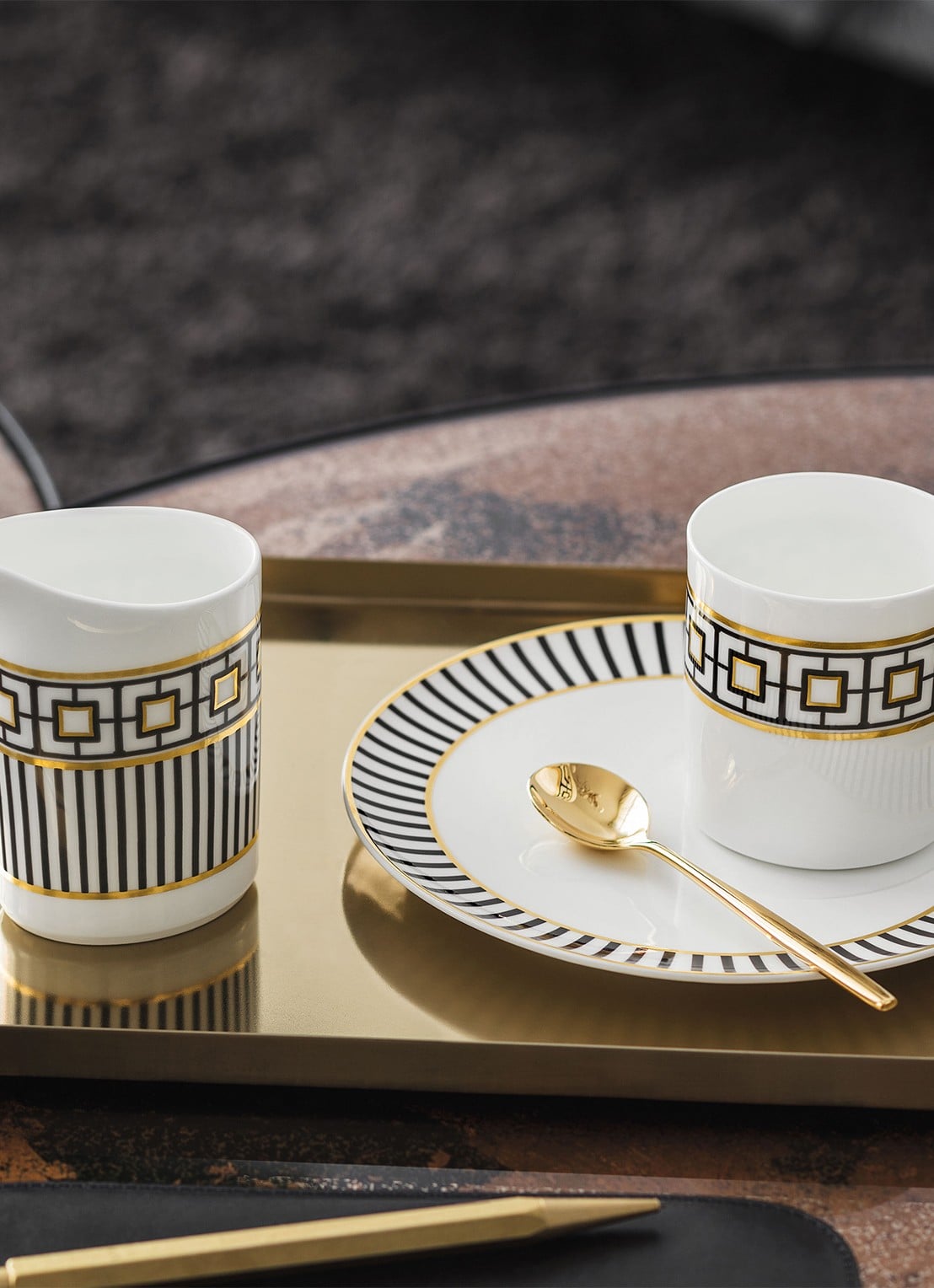Villeroy & Boch MetroChic espressokopje 8 cl - voorkant 3 gebroken wit