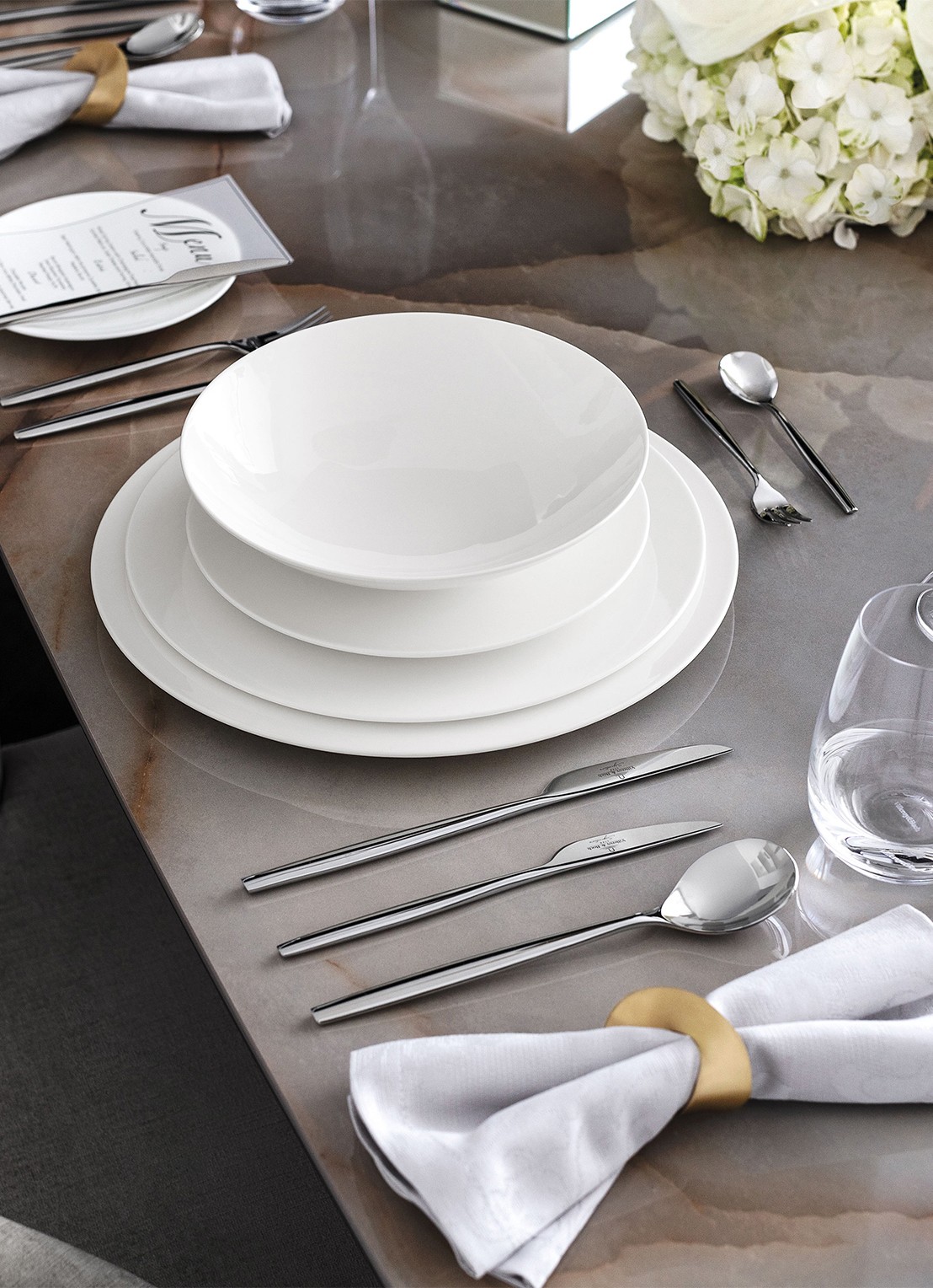 Villeroy & Boch MetroChic soepbord 22 cm - achterkant 5 gebroken wit
