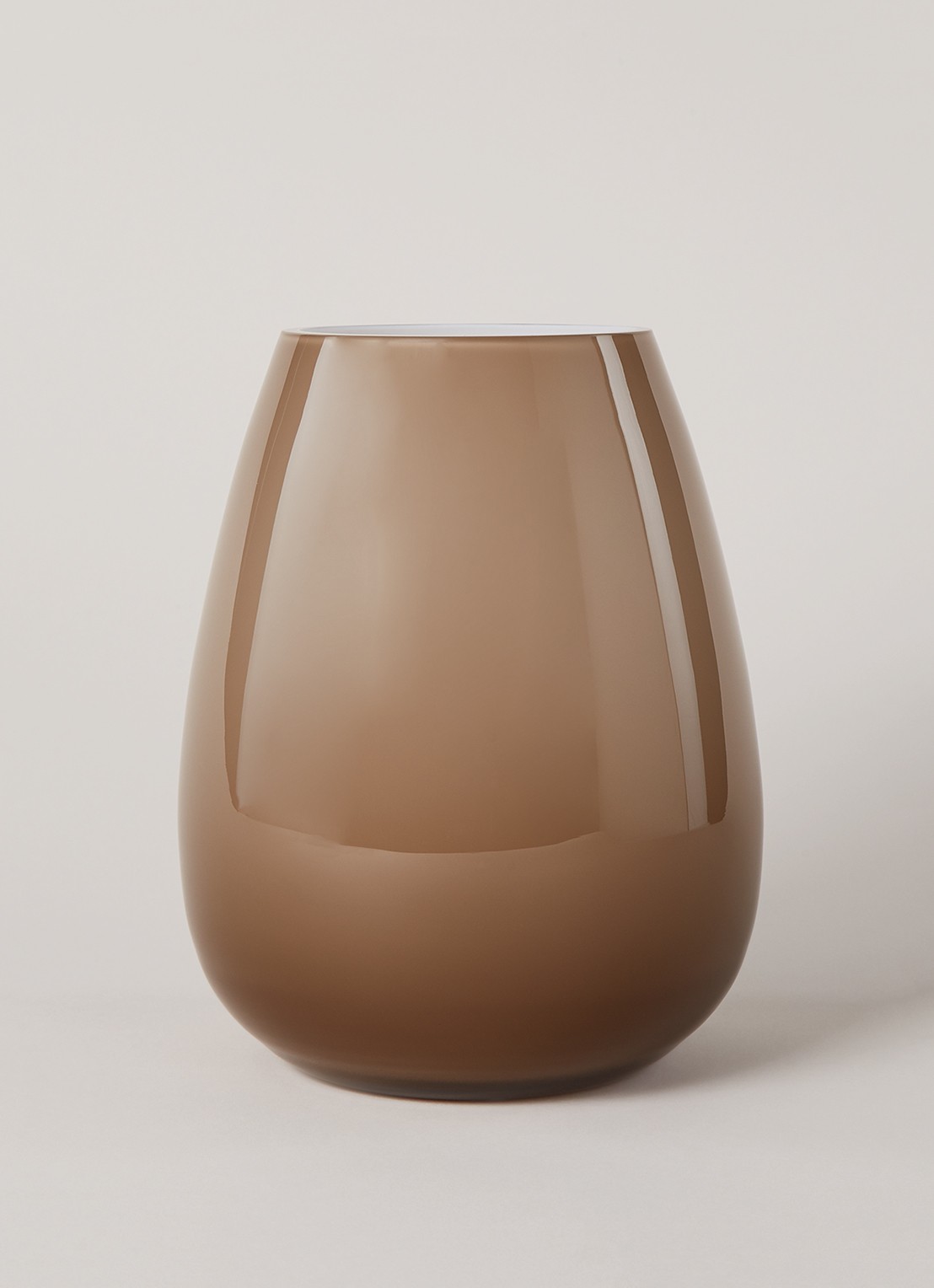 Villeroy & Boch Mini Drop vaas 18 cm - voorkant 2 bruin