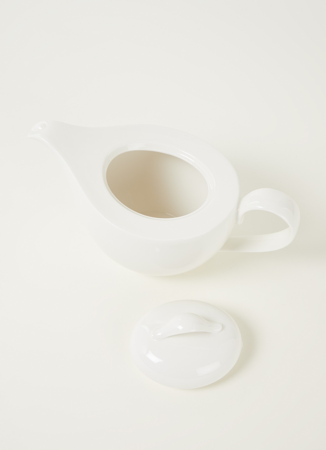 Villeroy & Boch New Cottage Basic theepot 1,2 liter  - detail 2 gebroken wit