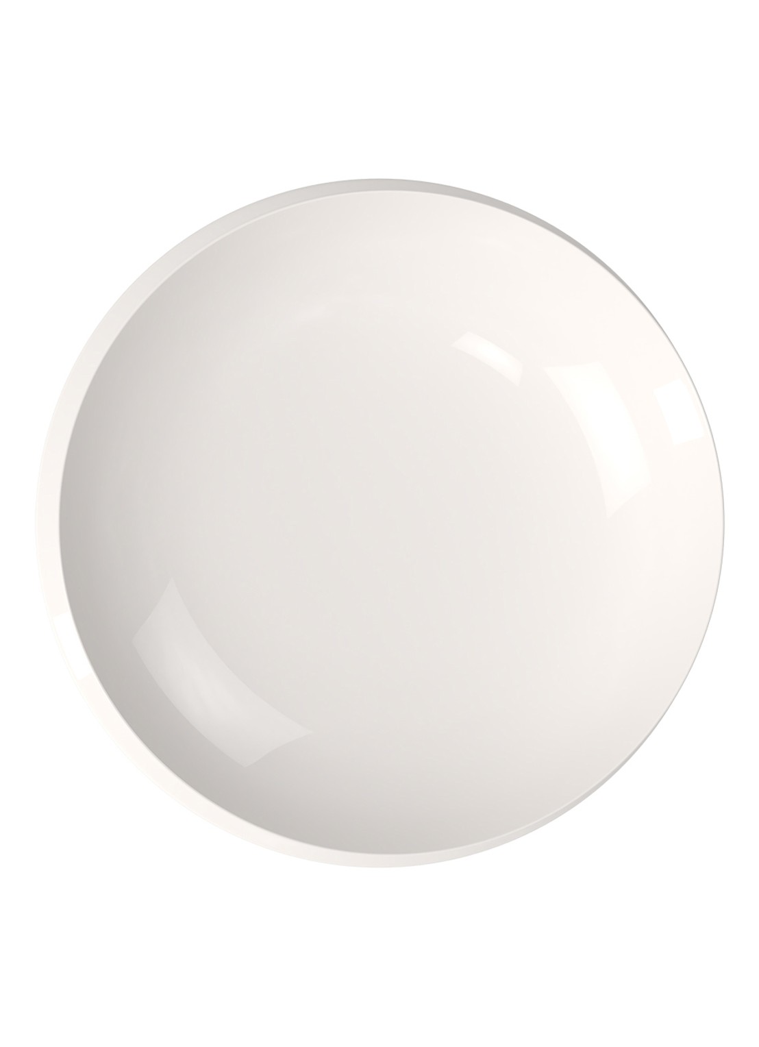Villeroy & Boch NewMoon diep bord 25 cm - voorkant 2 creme