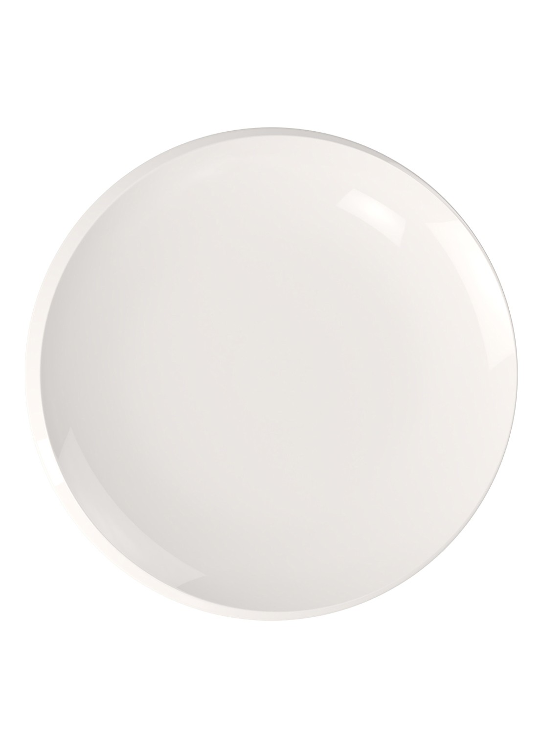 Villeroy & Boch NewMoon dinerbord Ø27 cm - voorkant 2 gebroken wit