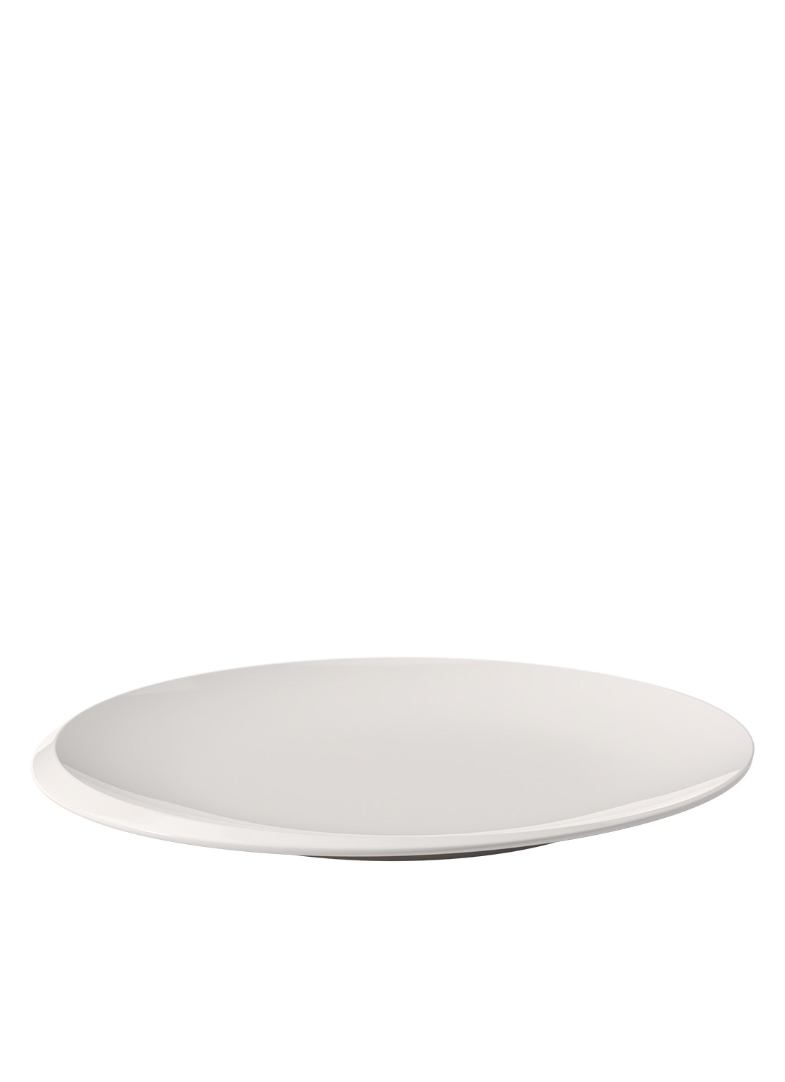 Villeroy & Boch NewMoon dinerbord Ø27 cm - voorkant 3 gebroken wit