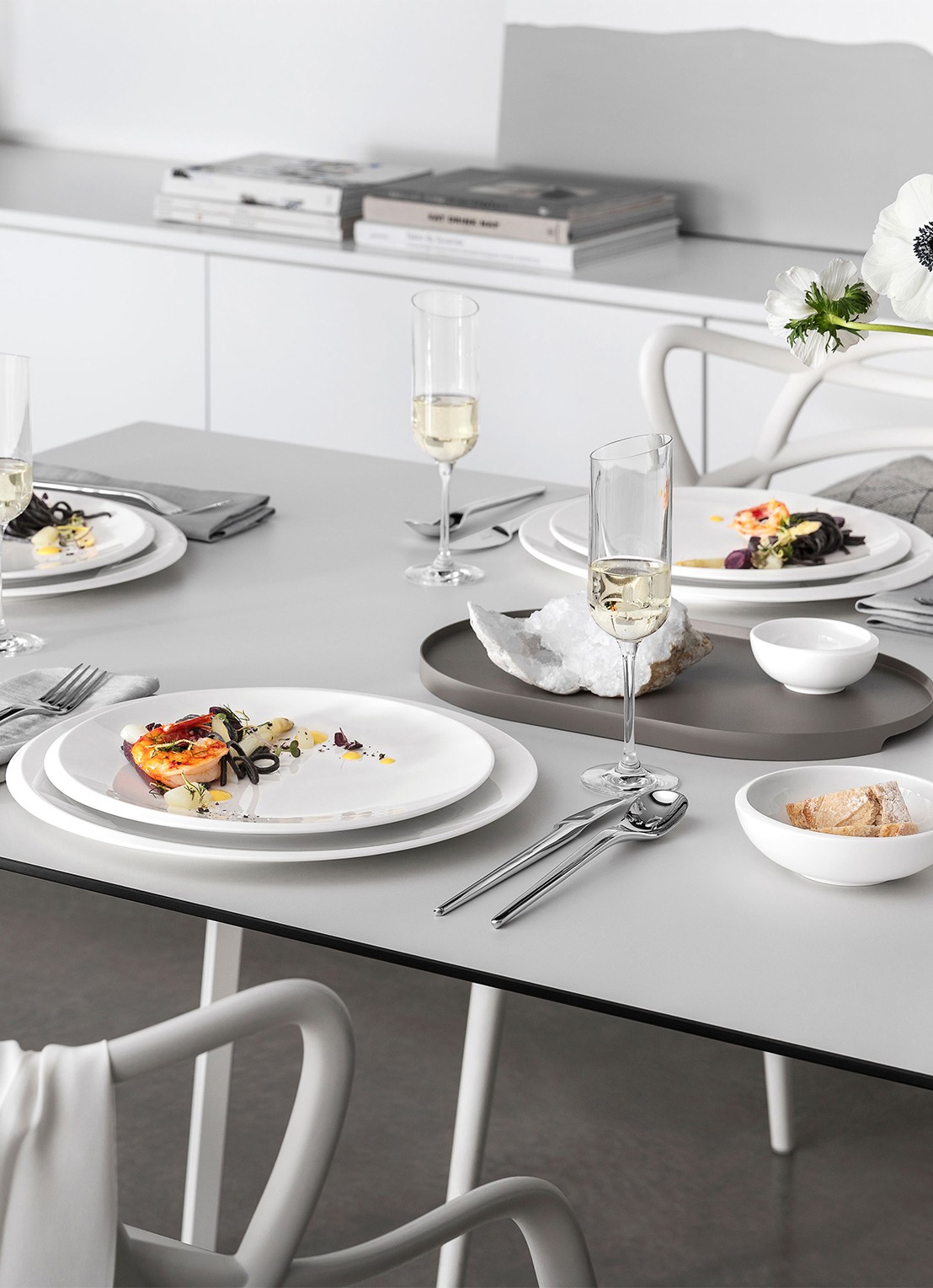 Villeroy & Boch NewMoon dipschaal 12,5 cm - detail 3 creme