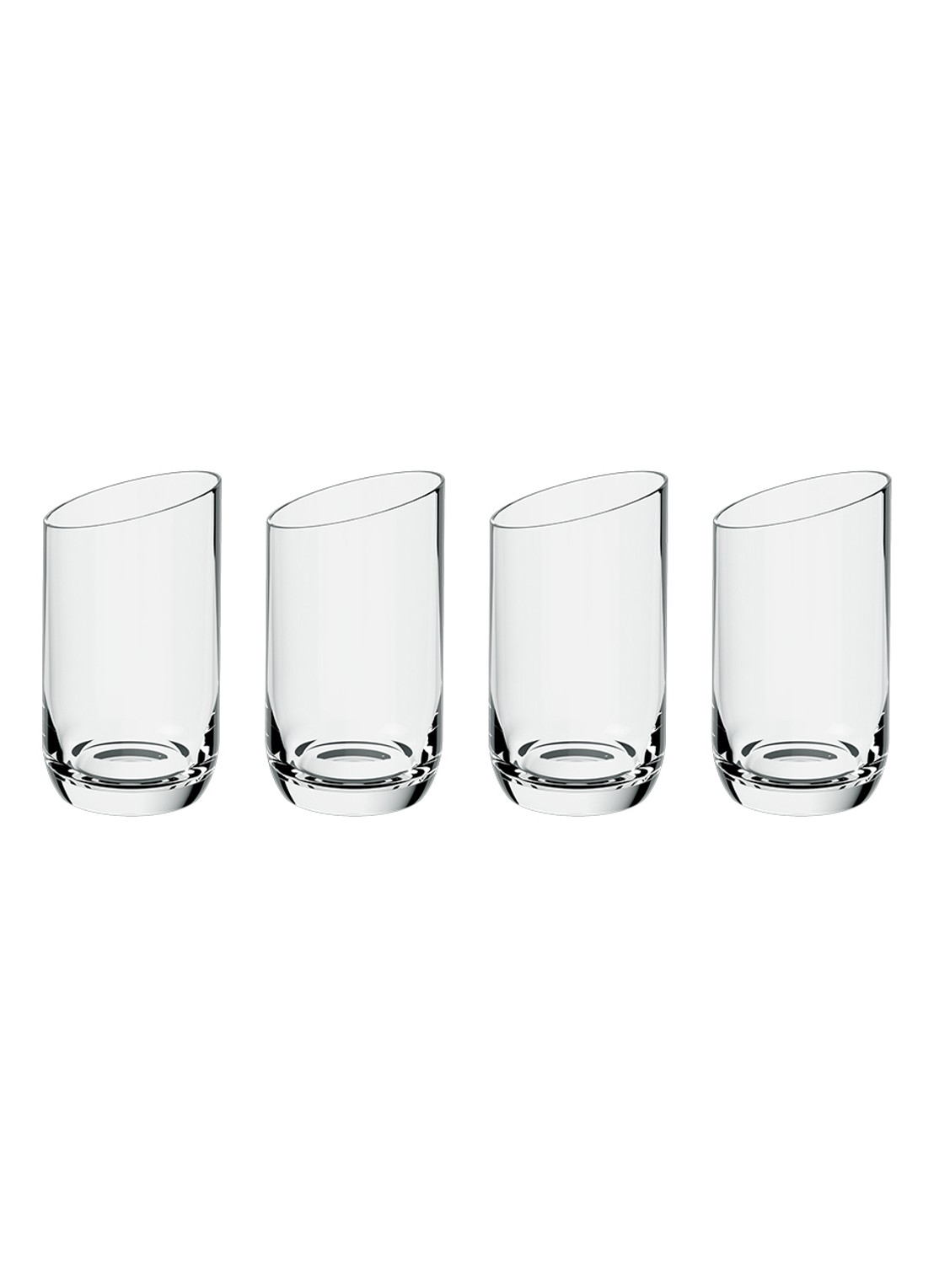 Villeroy & Boch NewMoon drinkglas 26 cl set van 4 - voorkant transparant